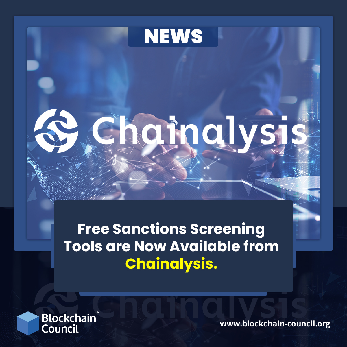 Free Sanctions Screening Tools are Now Available from Chainalysis