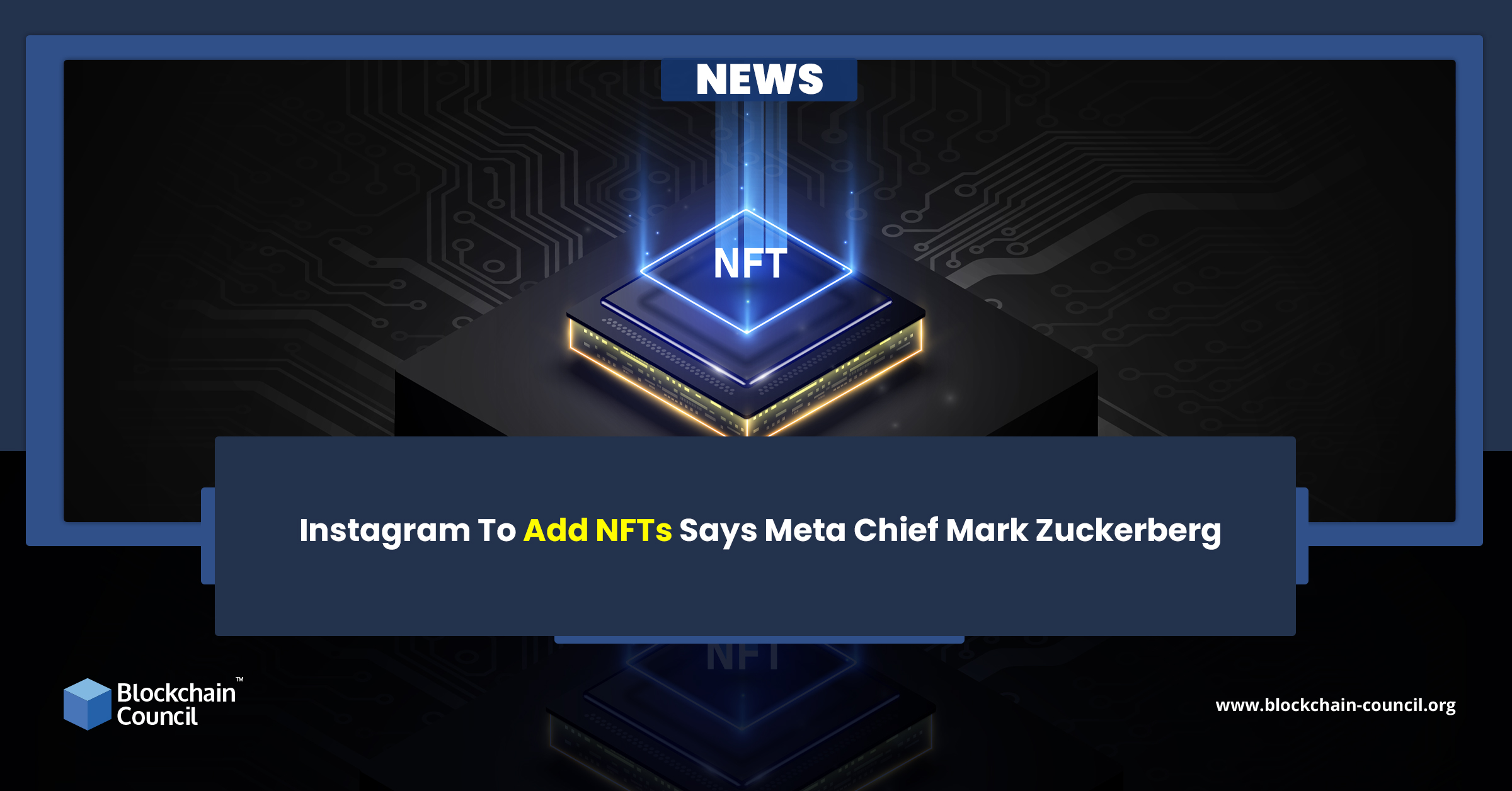 Instagram To Add NFTs Says Meta Chief Mark Zuckerberg