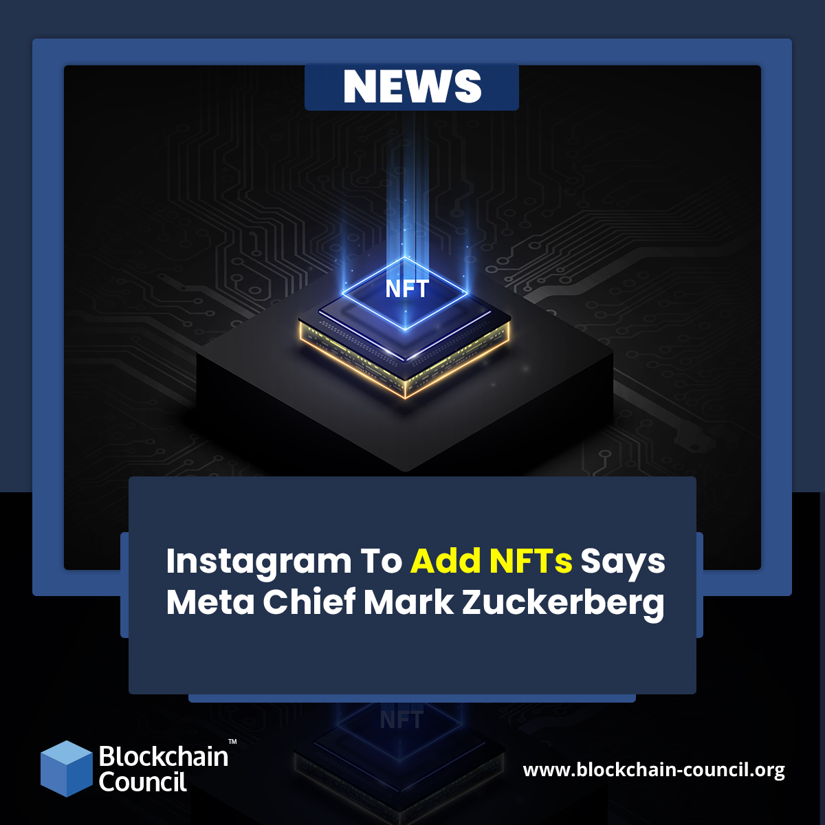 Instagram To Add NFTs Says Meta Chief Mark Zuckerberg