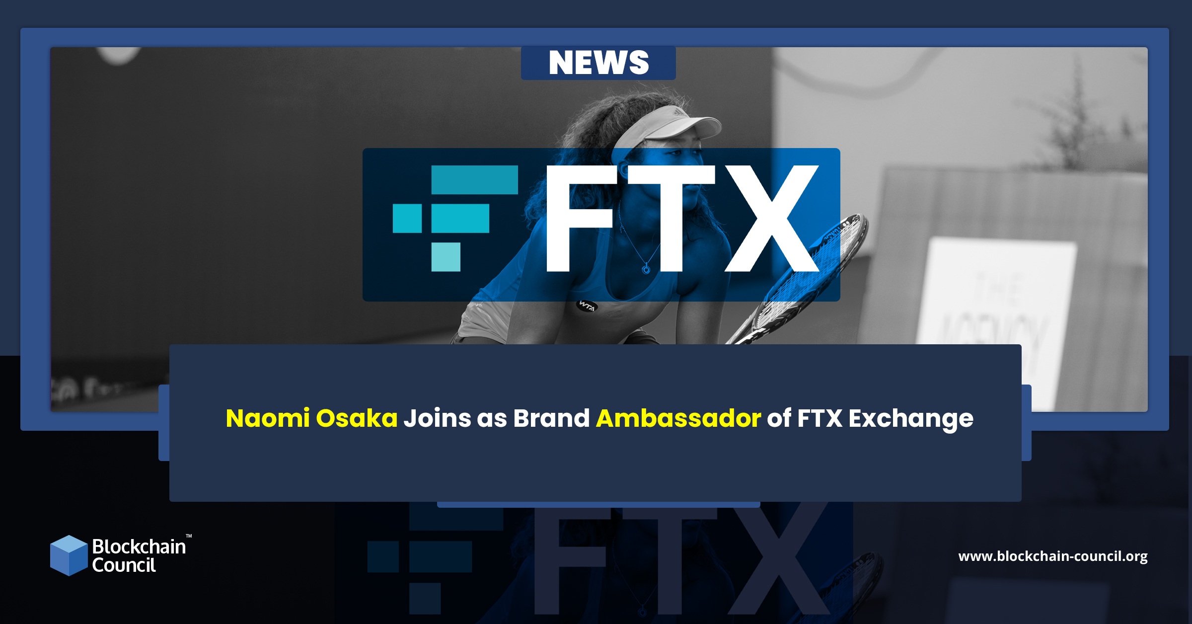 Naomi Osaka Joins as Brand Ambassador of FTX Exchange