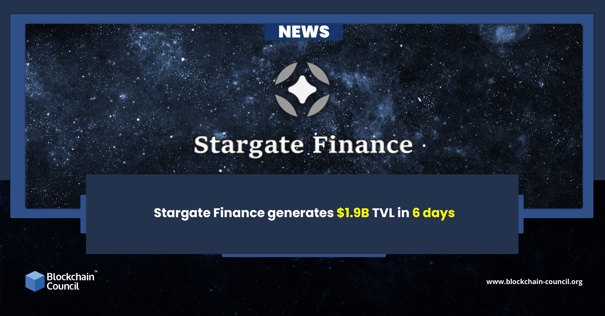 Stargate Finance generates $1.9B TVL in 6 days