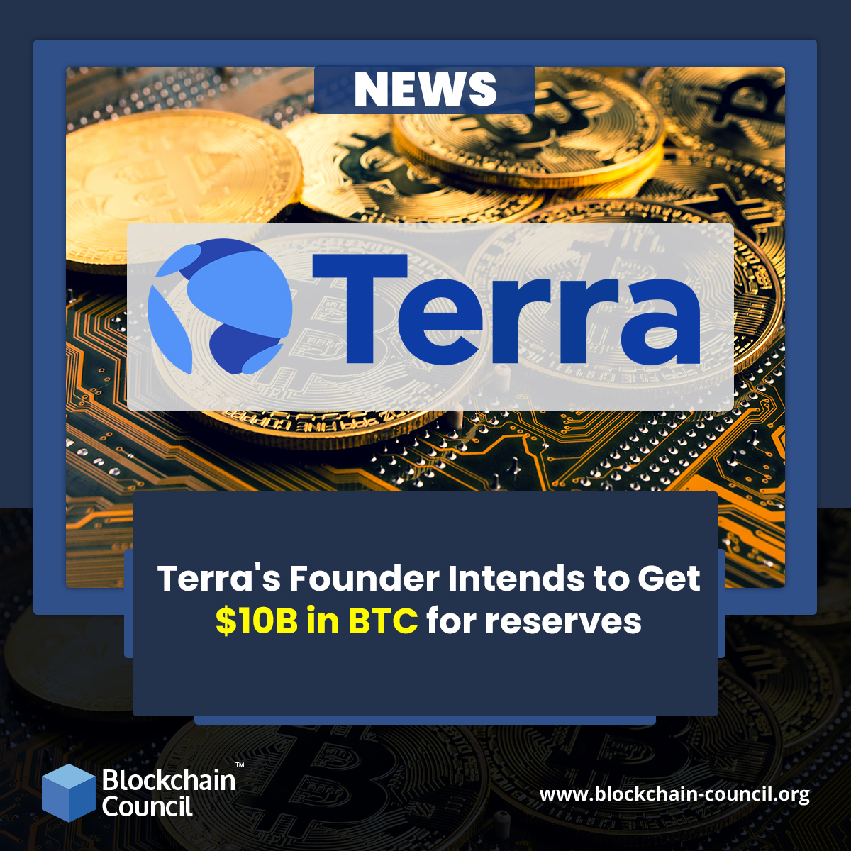 Terra's Founder Intends to Get $10B in BTC for reserves