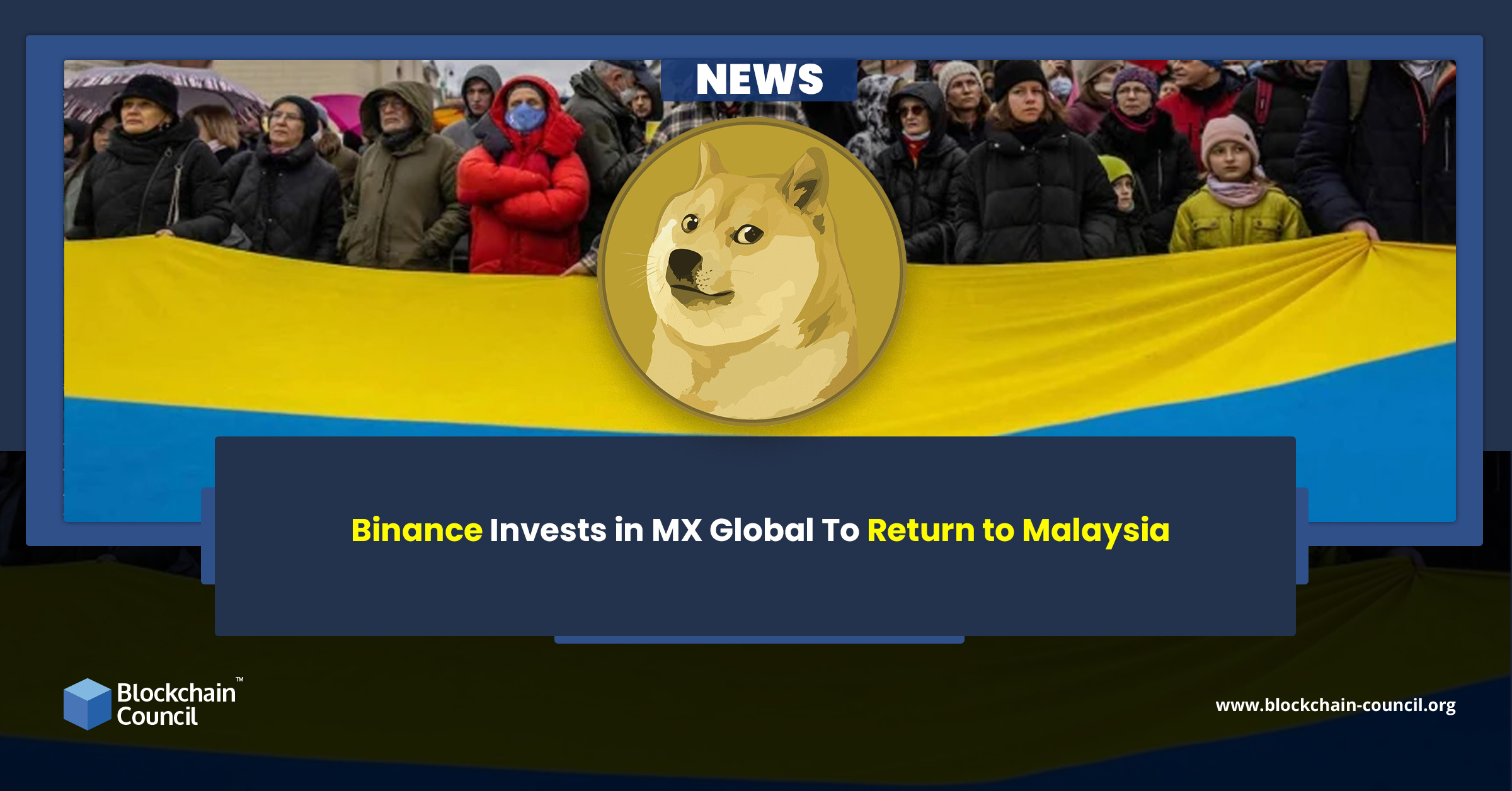 Ukraine accepts Dogecoin as a Crypto Donation