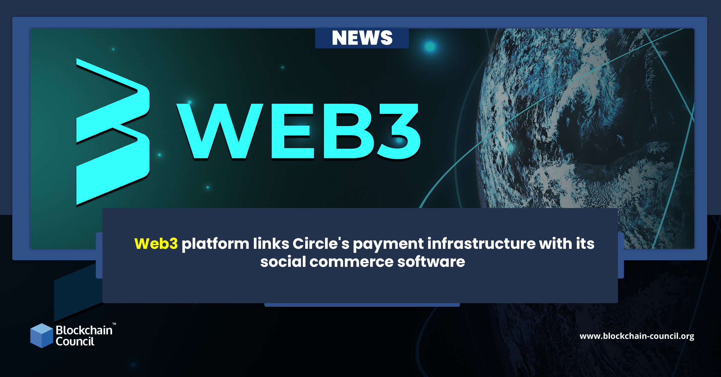 Web3 platform links Circle's payment infrastructure with its social commerce software