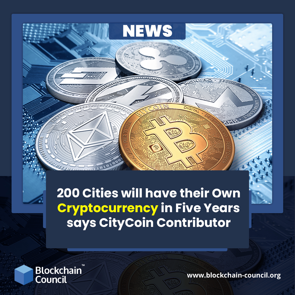 200 Cities will have their Own Cryptocurrency in Five Years says CityCoin Contributor