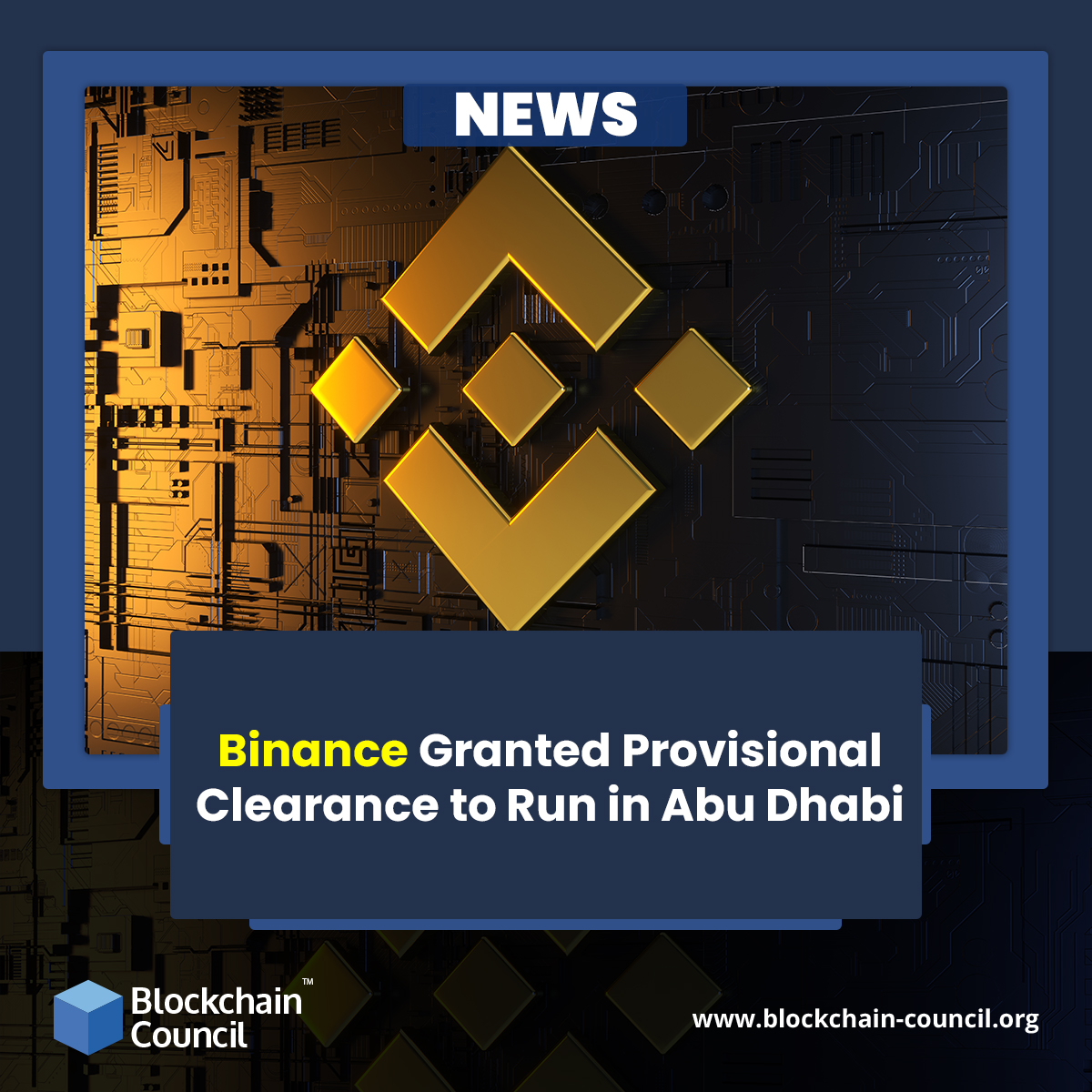 Binance Granted Provisional Clearance to Run in Abu Dhabi