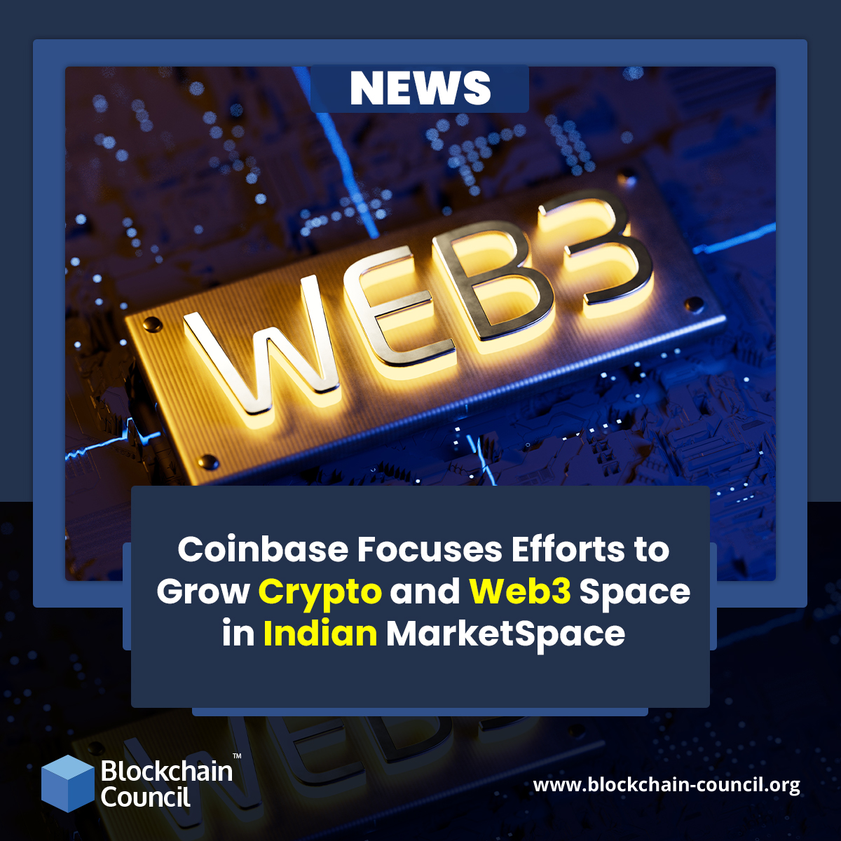 Coinbase Focuses Efforts to Grow Crypto and Web3 Space in Indian MarketSpace