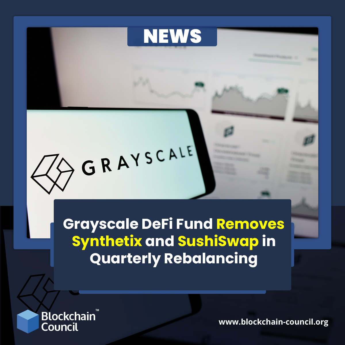 Grayscale DeFi Fund Removes Synthetix and SushiSwap in Quarterly Rebalancing