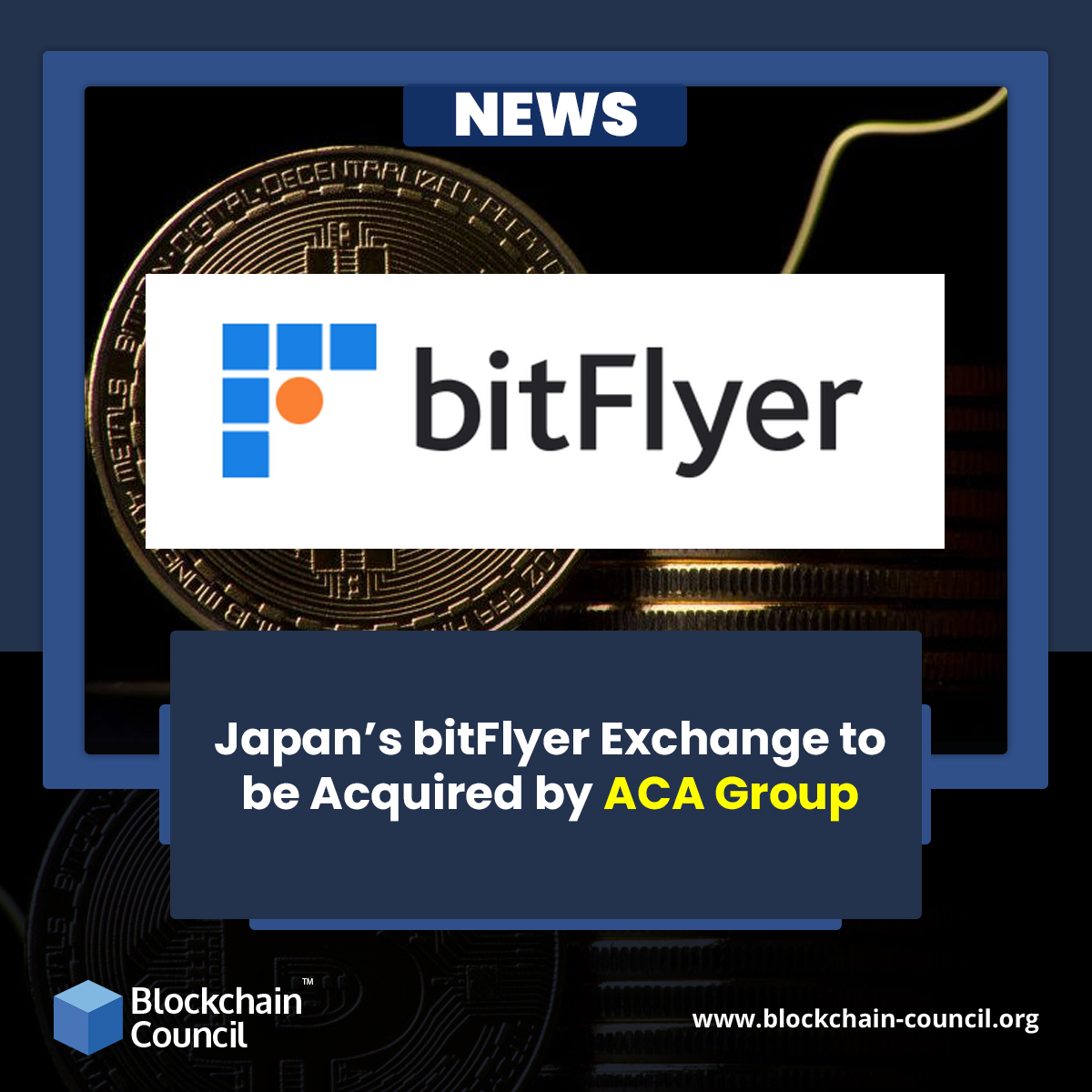 Japan’s bitFlyer Exchange to be Acquired by ACA Group