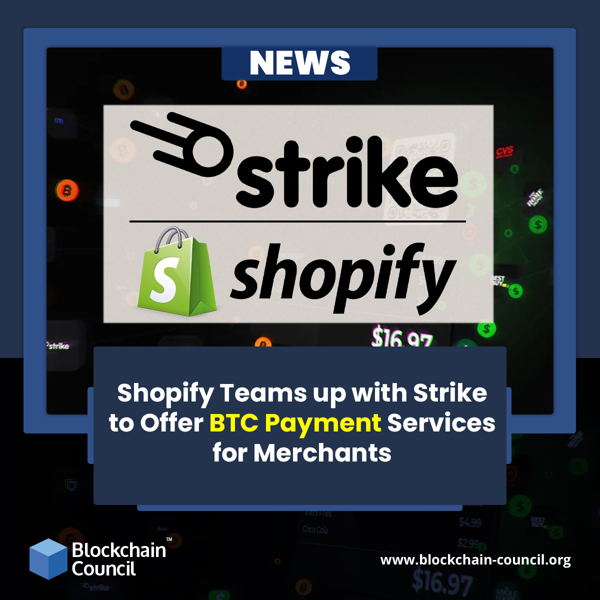 Shopify Teams up with Strike to Offer BTC Payment Services for Merchants