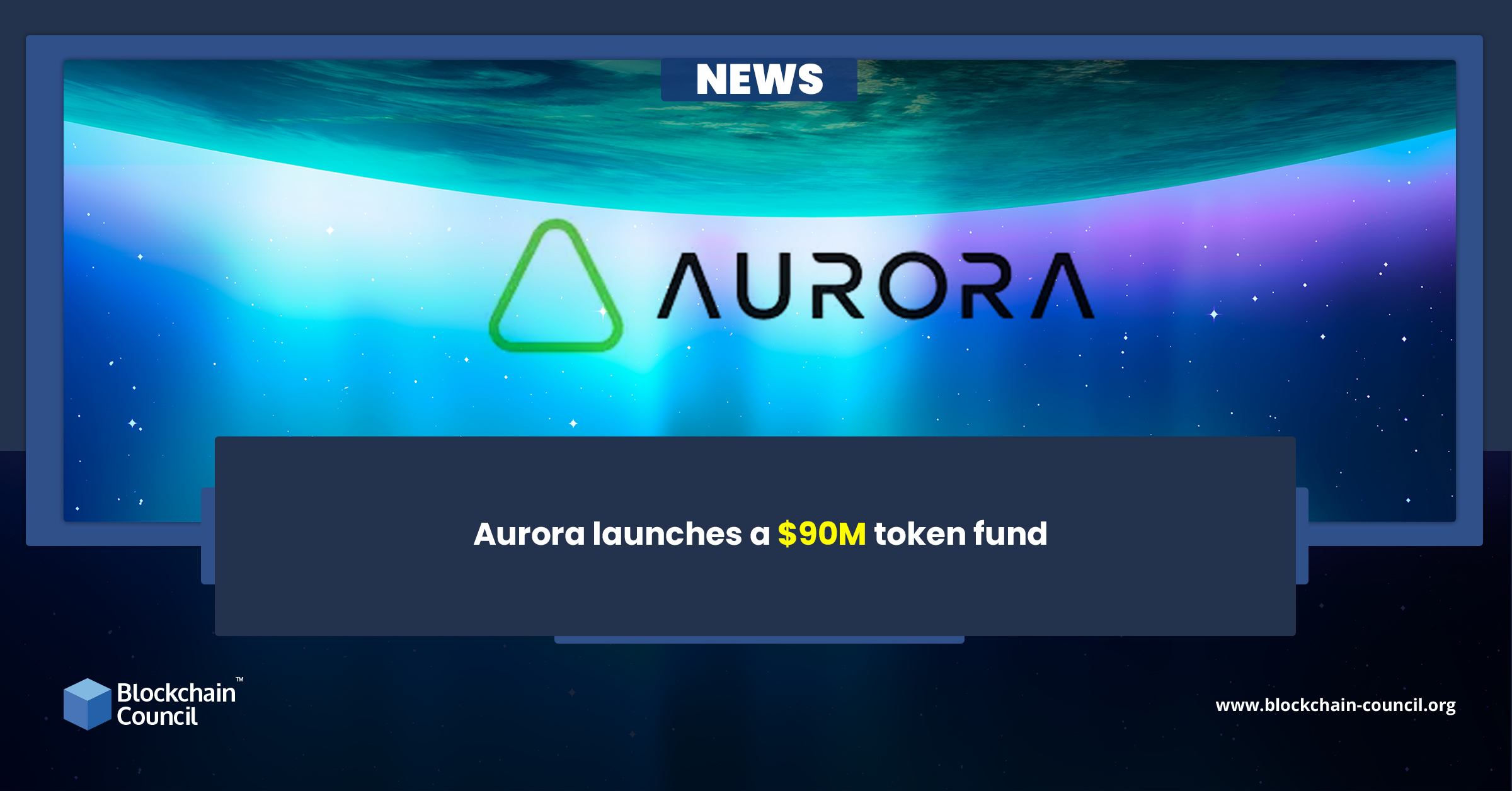 Aurora launches a $90M token fund