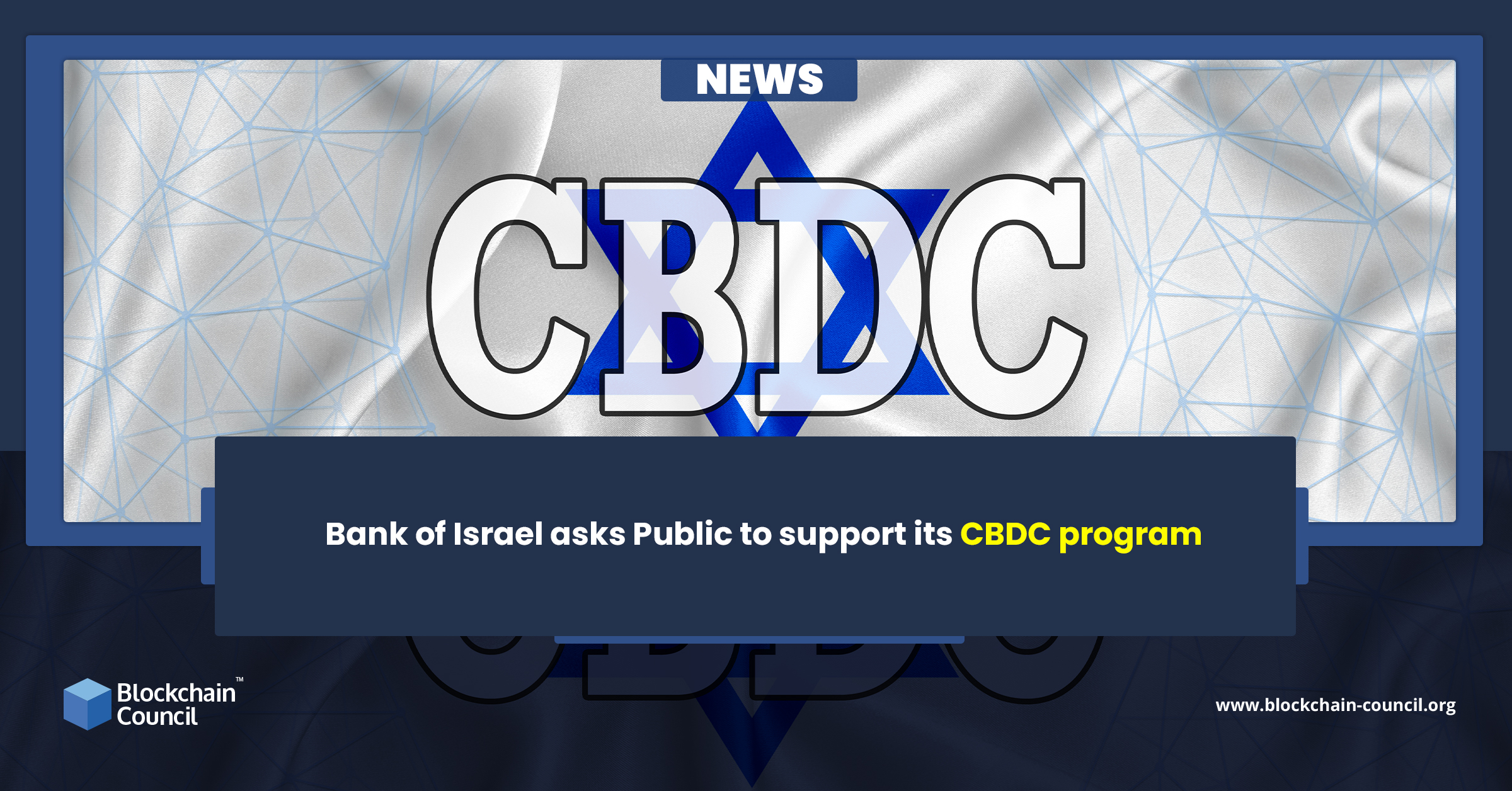 Bank of Israel asks Public to support its CBDC program