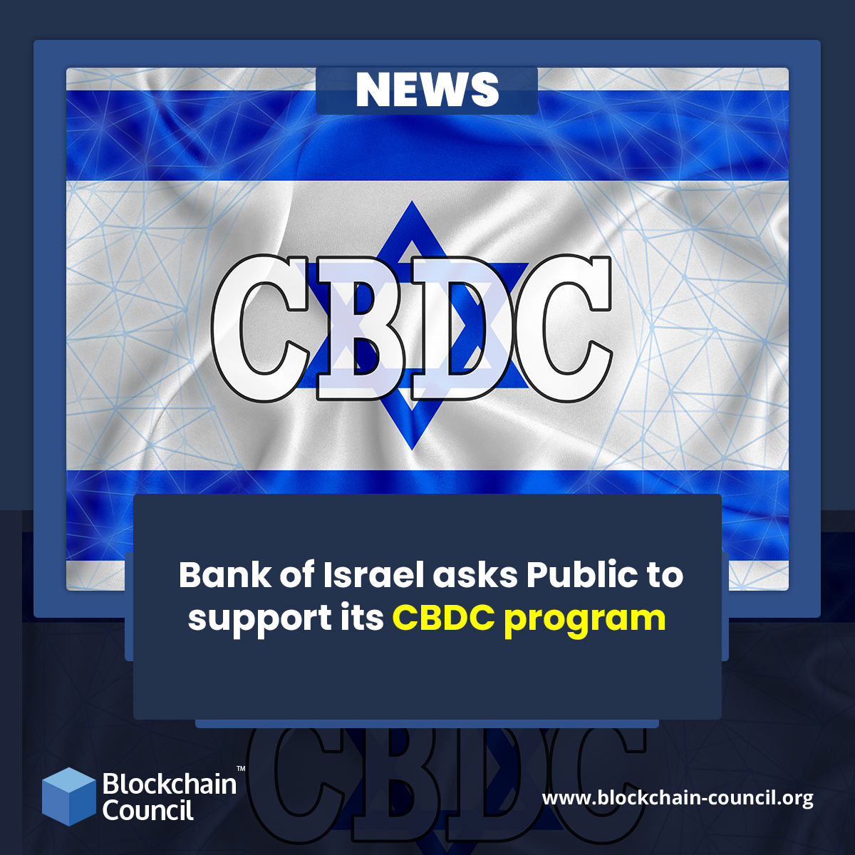 Bank of Israel asks Public to support its CBDC program