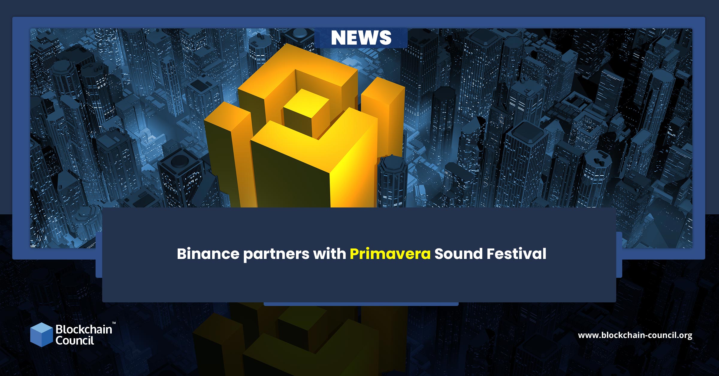 Binance partners with Primavera Sound Festival