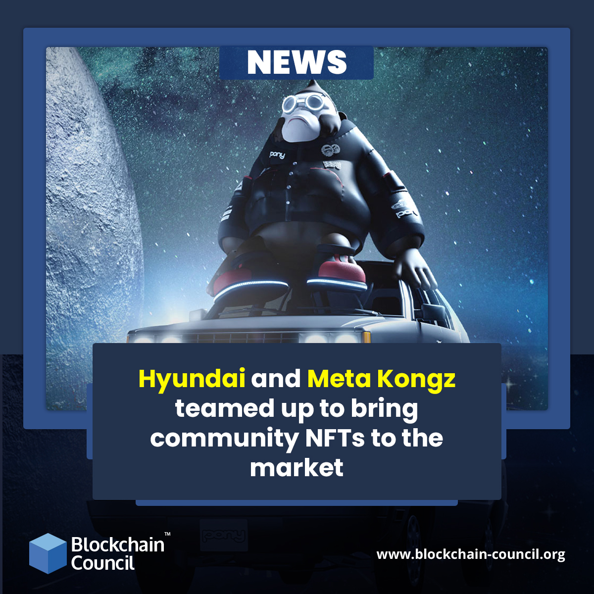 Hyundai and Meta Kongz teamed up to bring community NFTs to the market