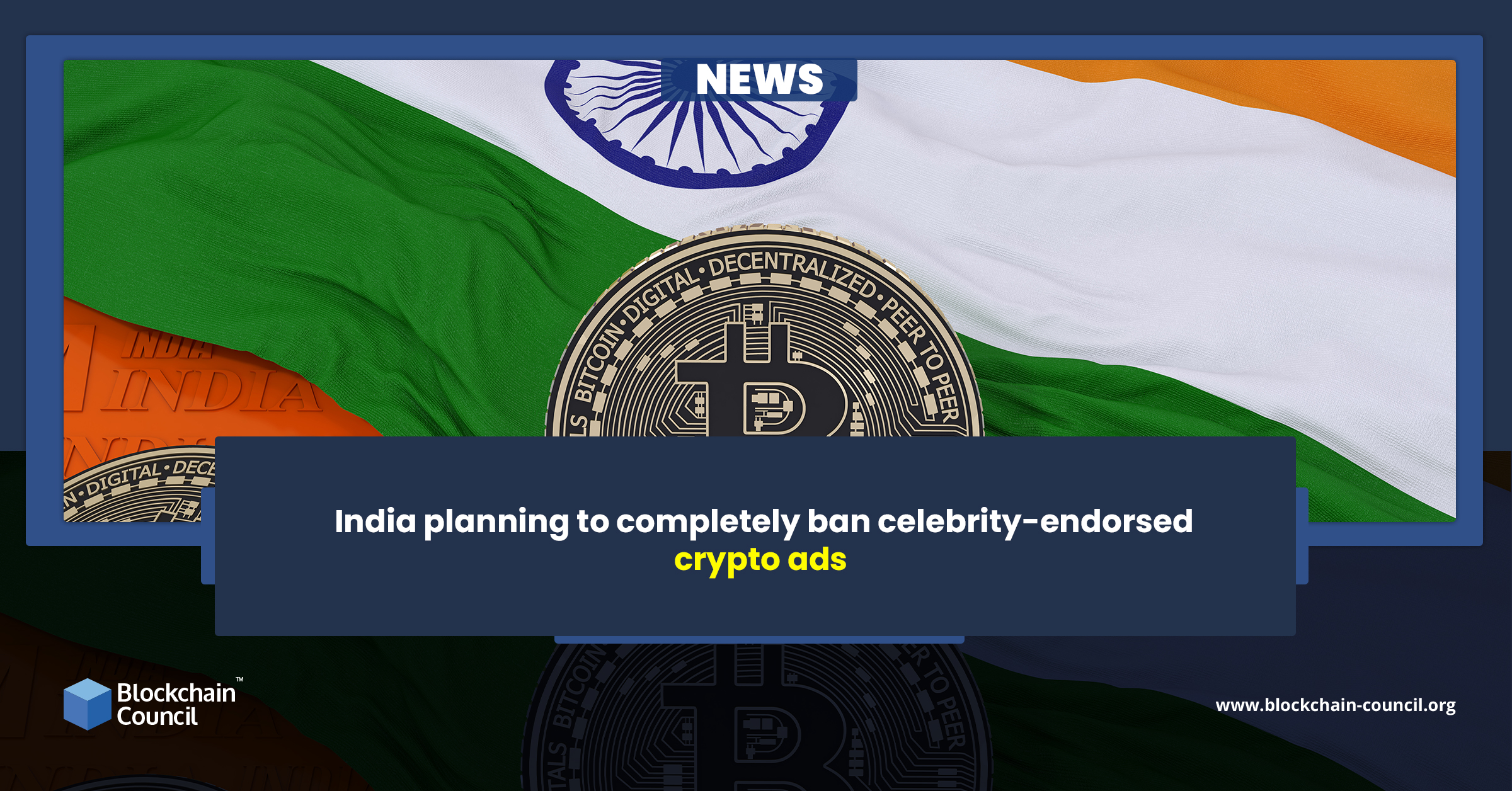 India planning to completely ban celebrity-endorsed