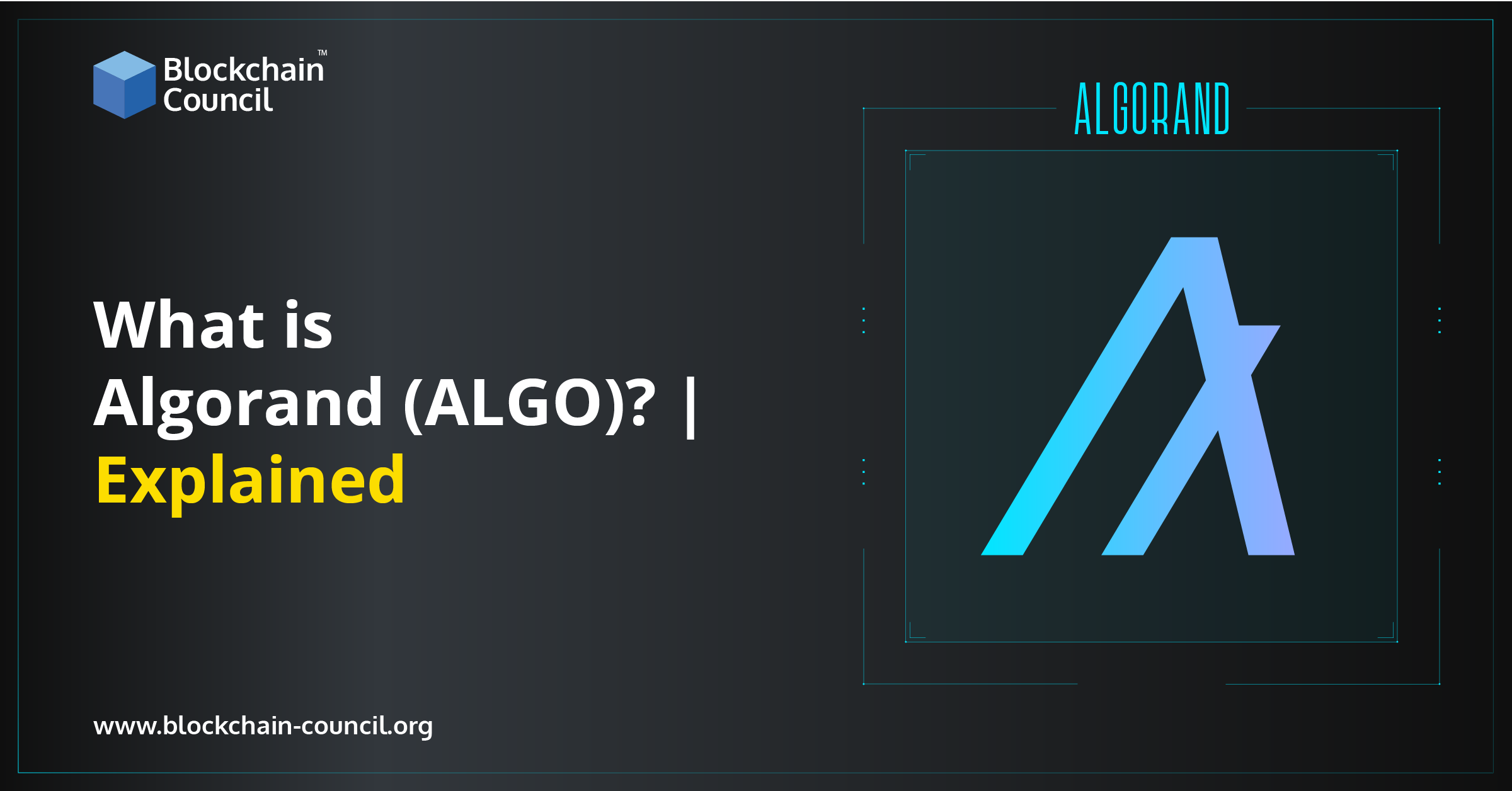 What is Algorand (ALGO)| Explained