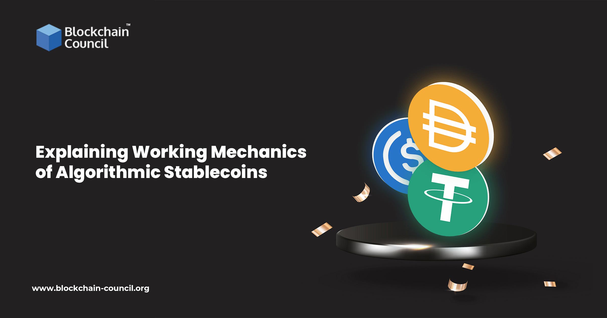 Explaining Working Mechanics of Algorithmic Stablecoins