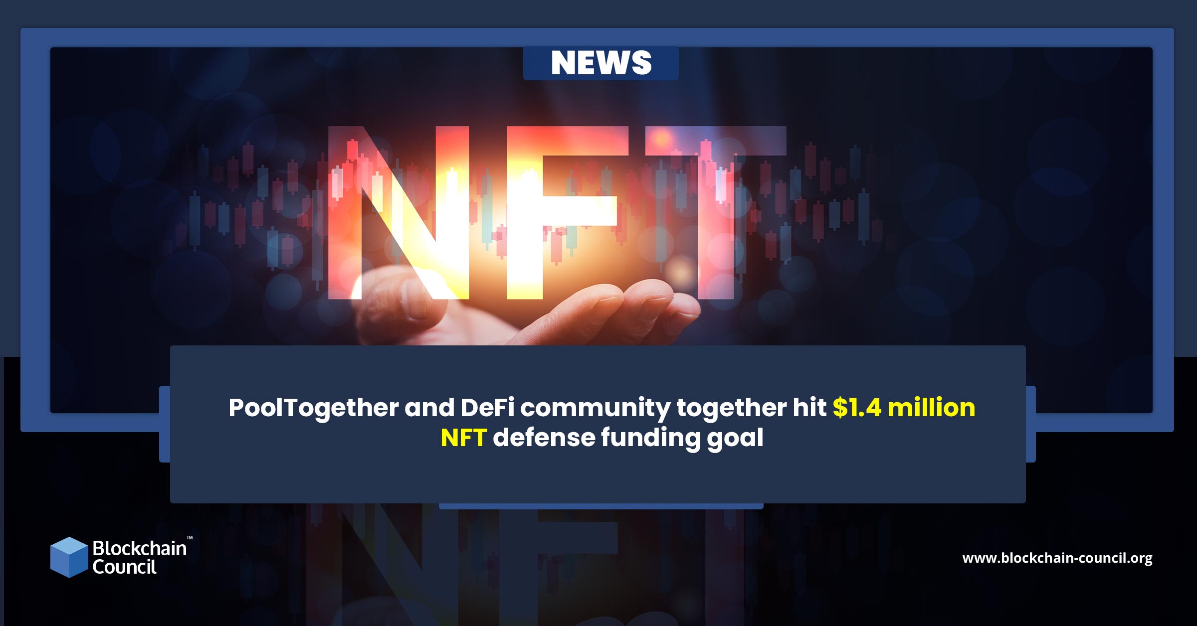 PoolTogether and DeFi community together hit $1.4 million NFT defense funding goal