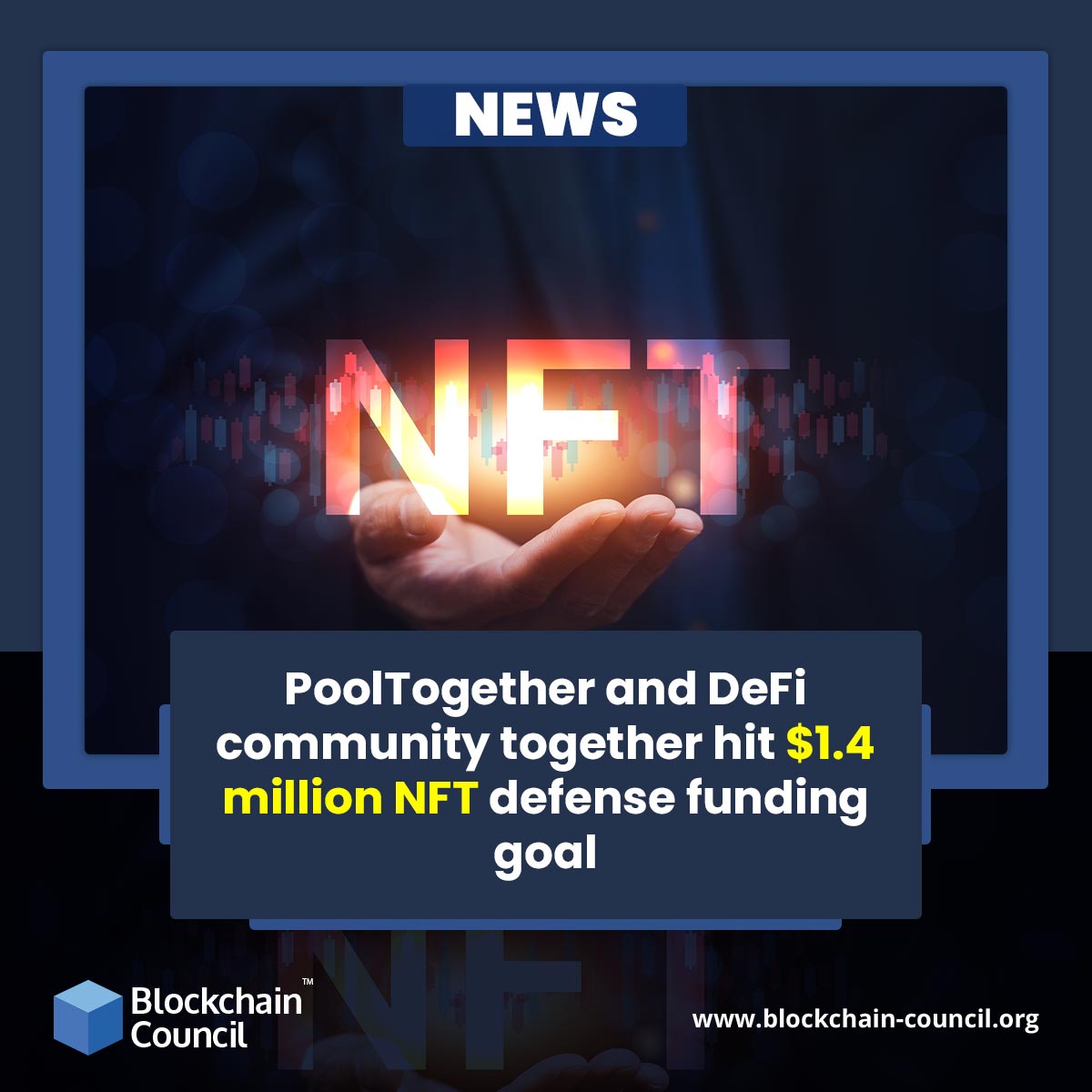PoolTogether and DeFi community together hit $1.4 million NFT defense funding goal