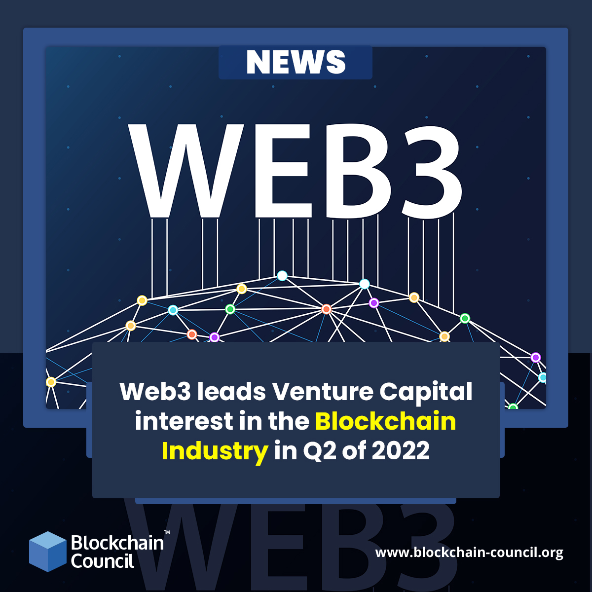 Web3 leads Venture Capital interest in the Blockchain Industry in Q2 of 2022