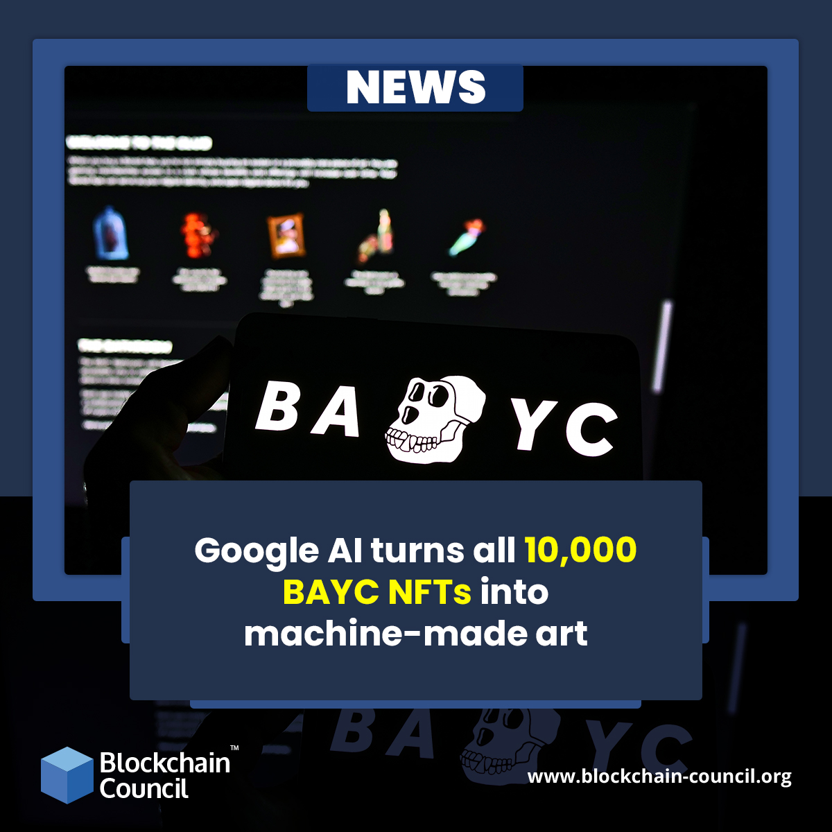 Google AI turns all 10,000 BAYC NFTs into machine-made art