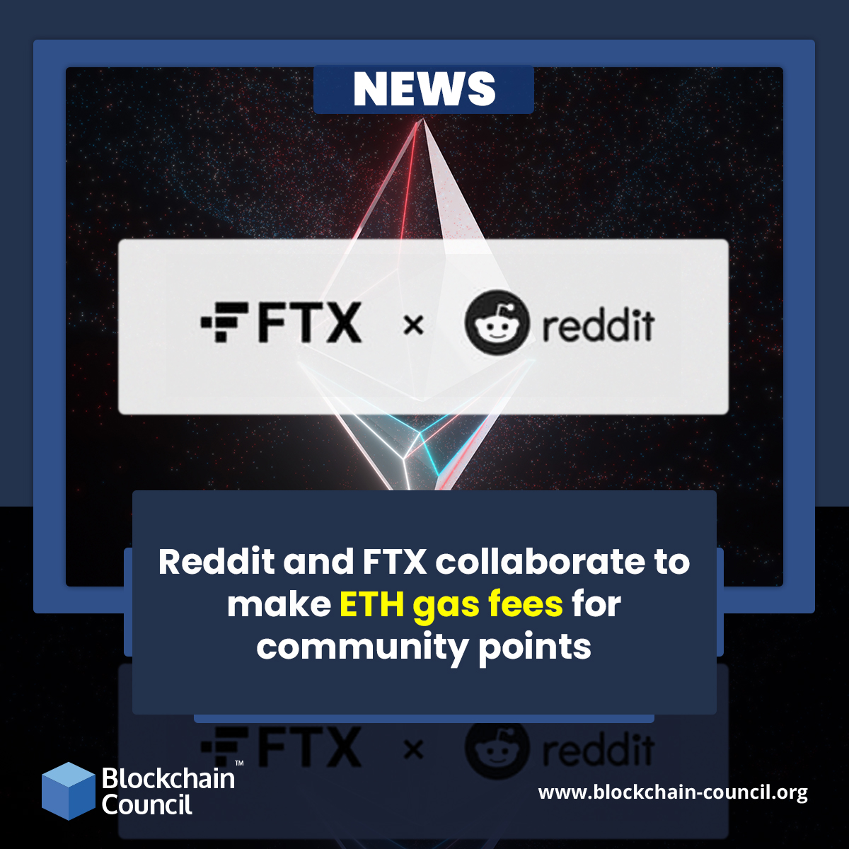 Reddit and FTX collaborate to make ETH gas fees for community points possible