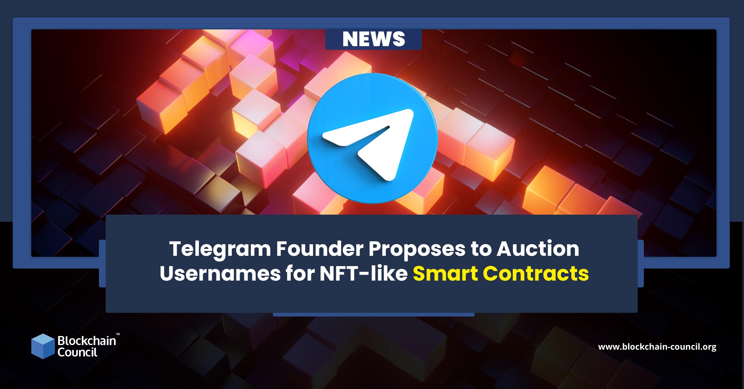 Telegram Founder Proposes to Auction Usernames for NFT-like Smart Contracts