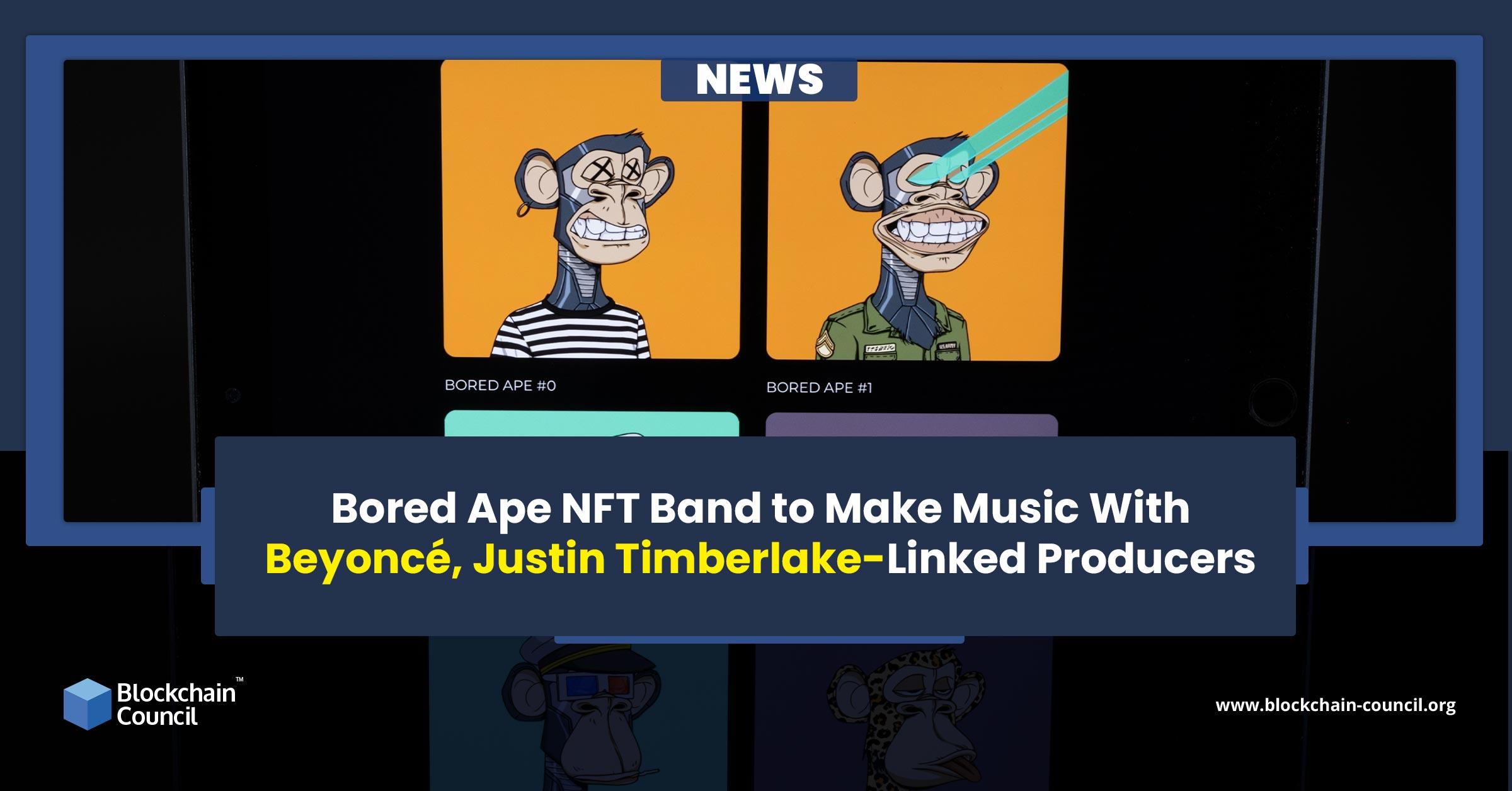 Bored Ape NFT Band to Make Music With Beyoncé, Justin Timberlake-Linked Producers