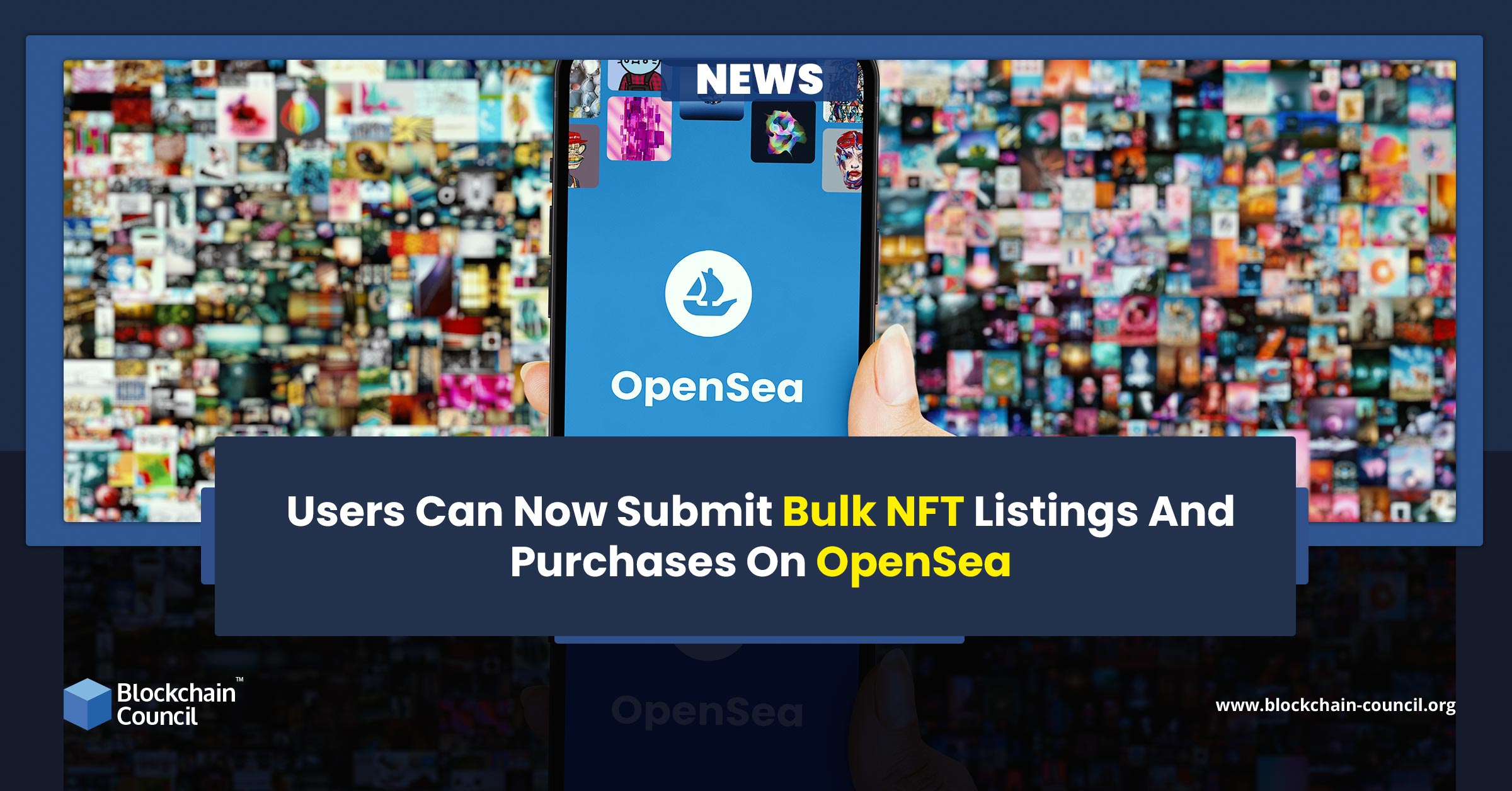 Users Can Now Submit Bulk NFT Listings And Purchases On OpenSea