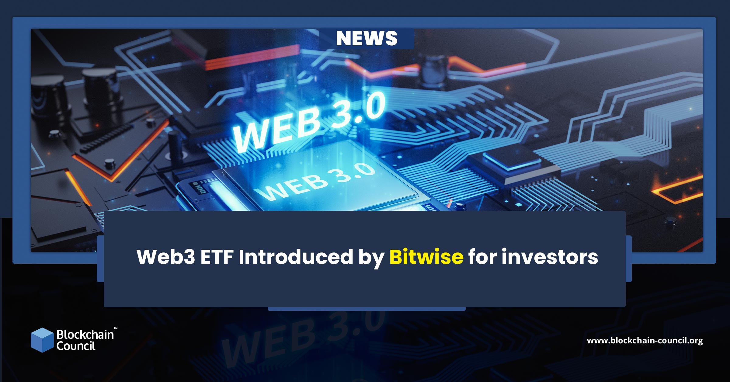 Web3 ETF introduce by Bitwise for investors