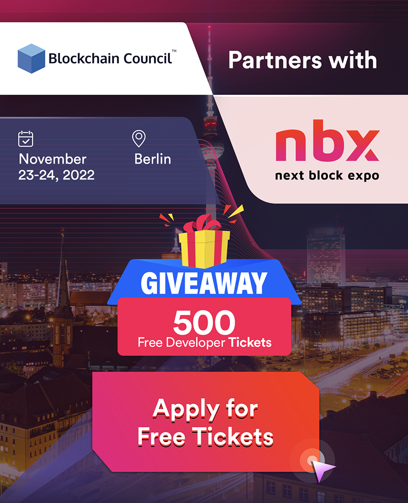 blockchain council next block expo giveaway
