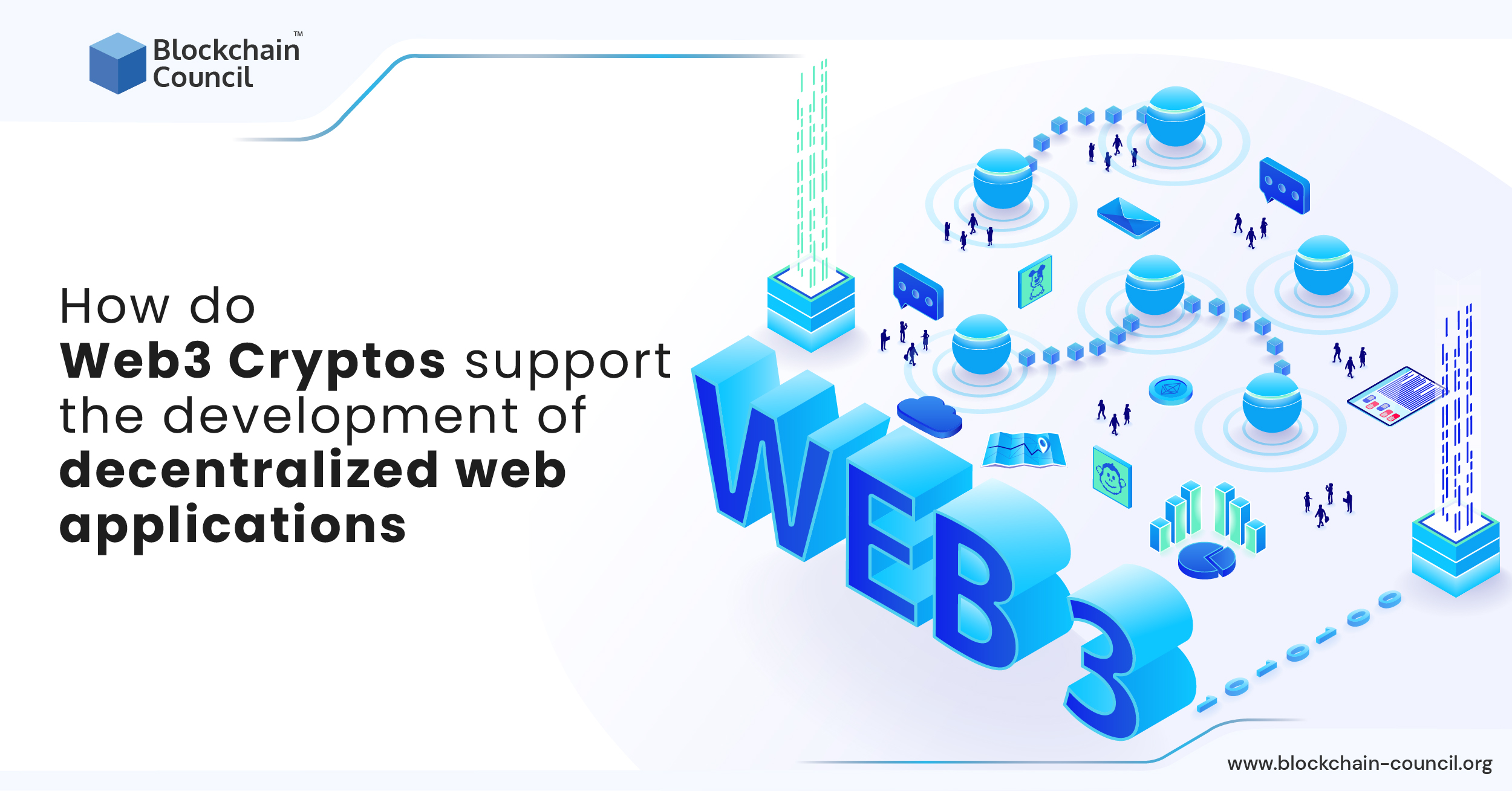 How do Web3 Cryptos support the development of decentralized web applications