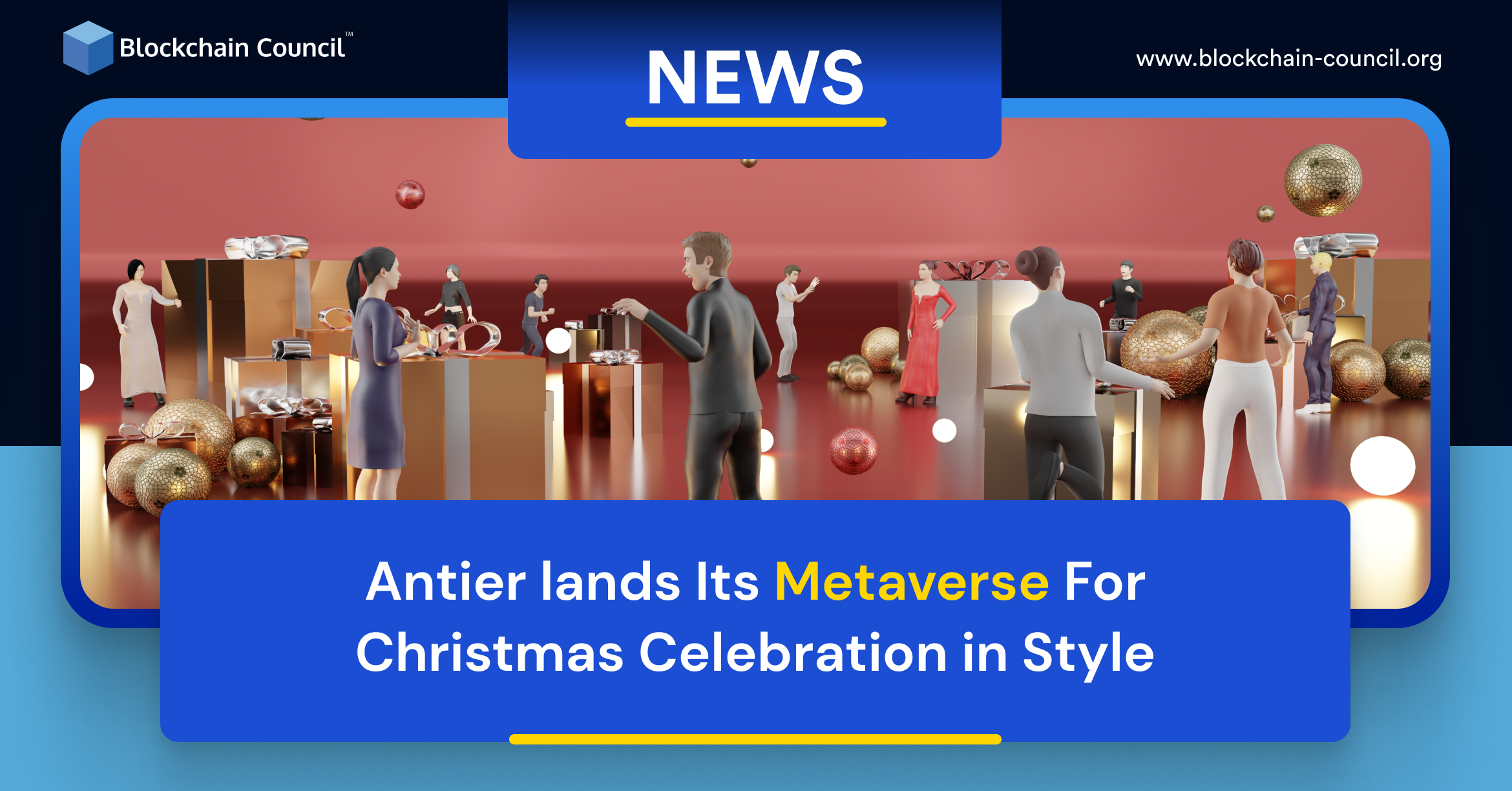 Antier lands Its Metaverse For Christmas Celebration in Style