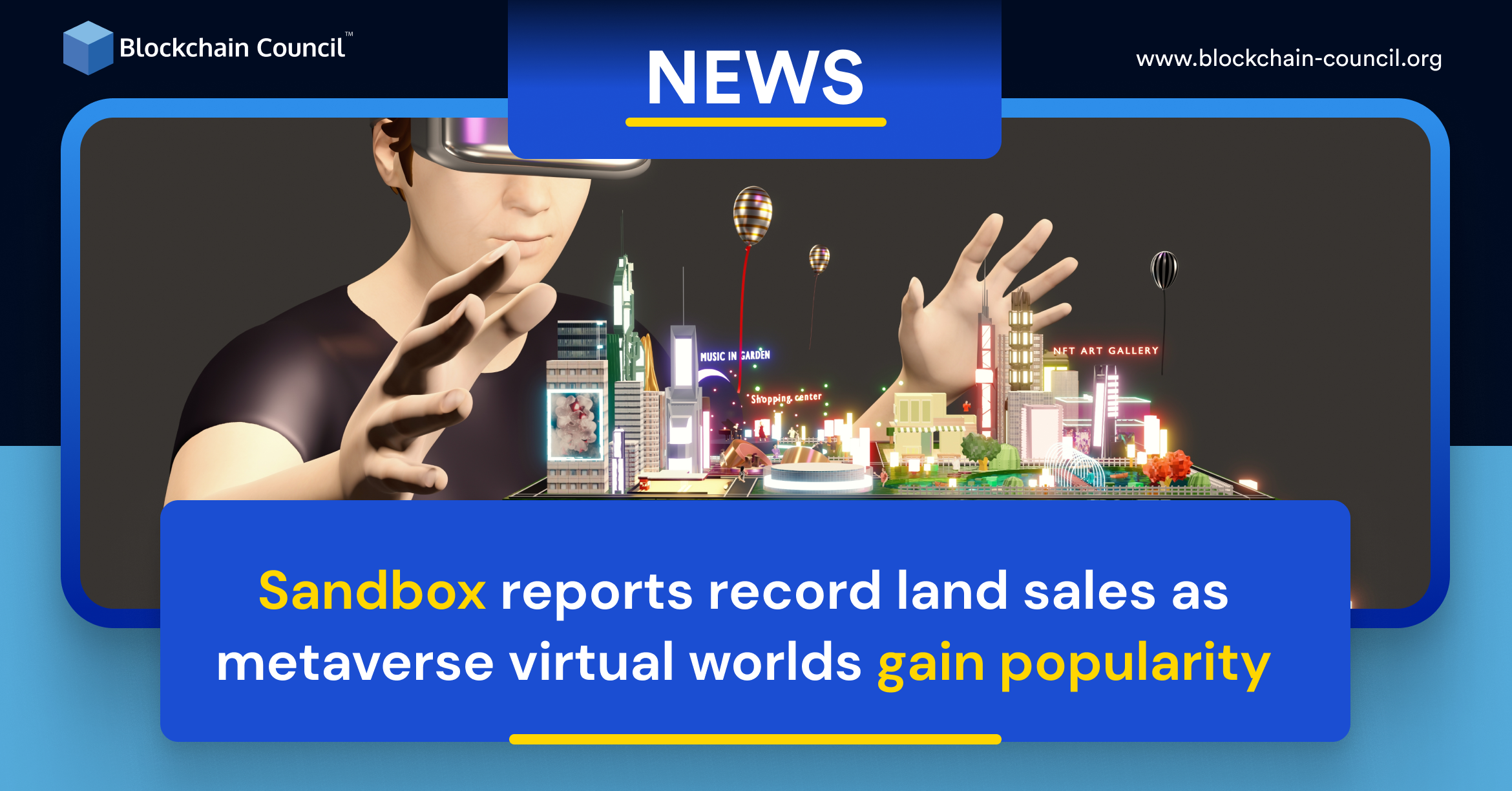 Sandbox Reports Record Land Sales as the Popularity of Metaverse Virtual Worlds Rises