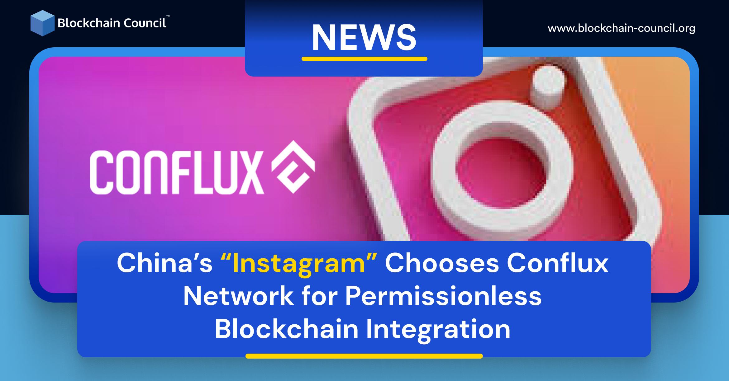 Conflux Network is the blockchain integration system for China's "Instagram"