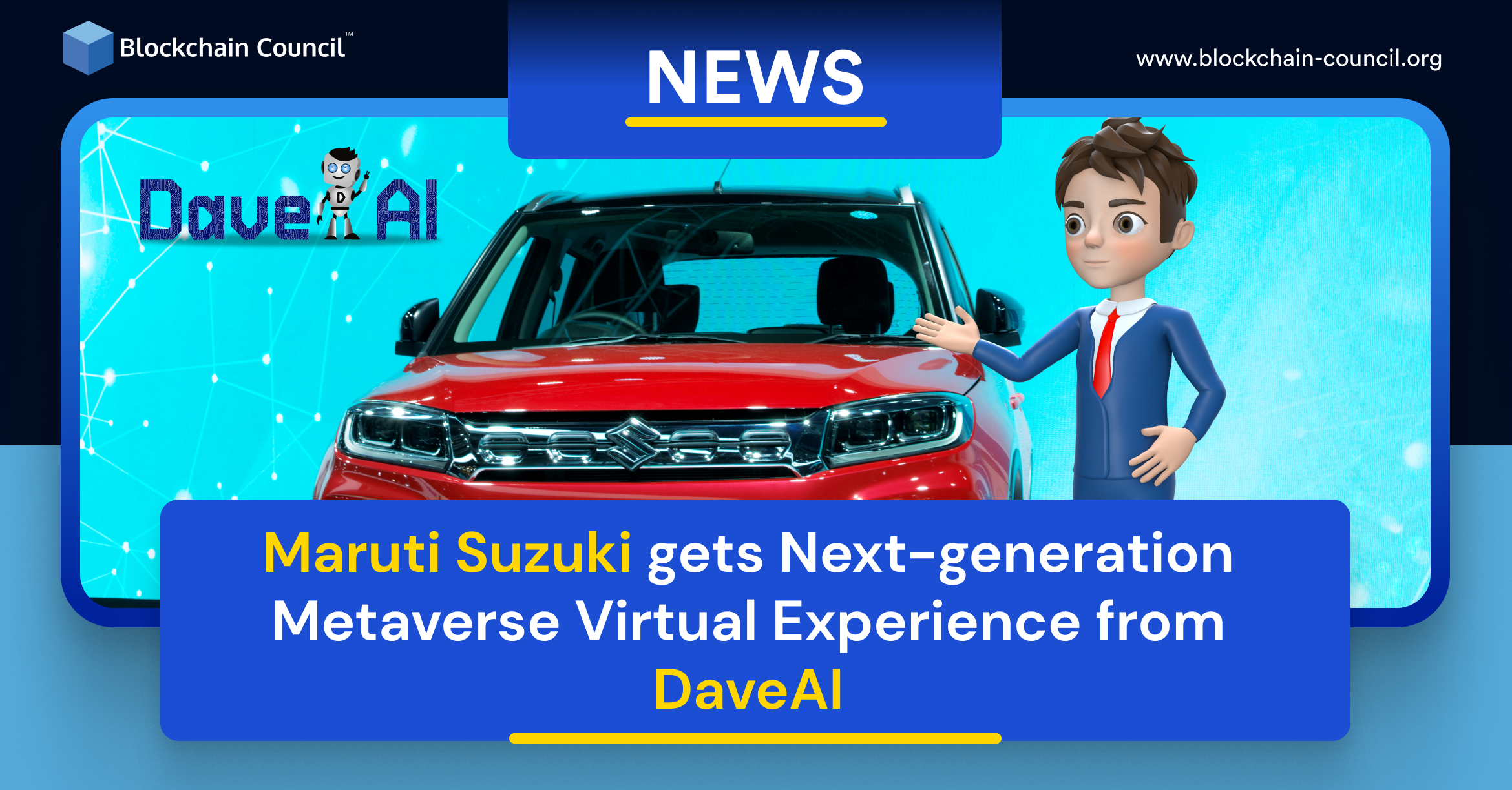 Maruti Suzuki gets Next-generation Metaverse Virtual Experience from DaveAI