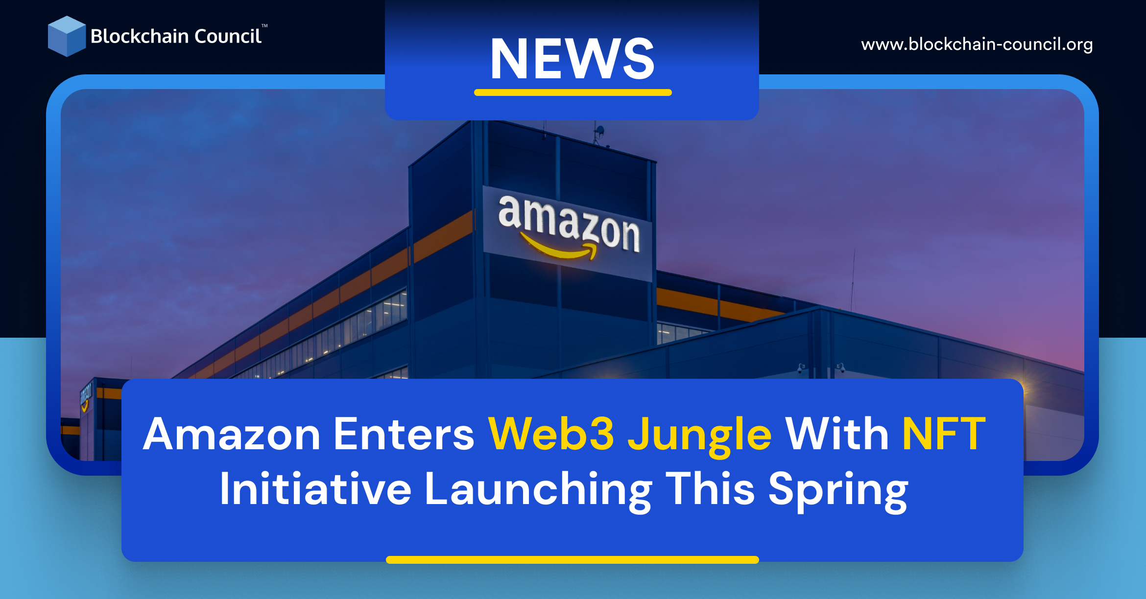 Amazon Enters Web3 Jungle With NFT Initiative Launching This Spring