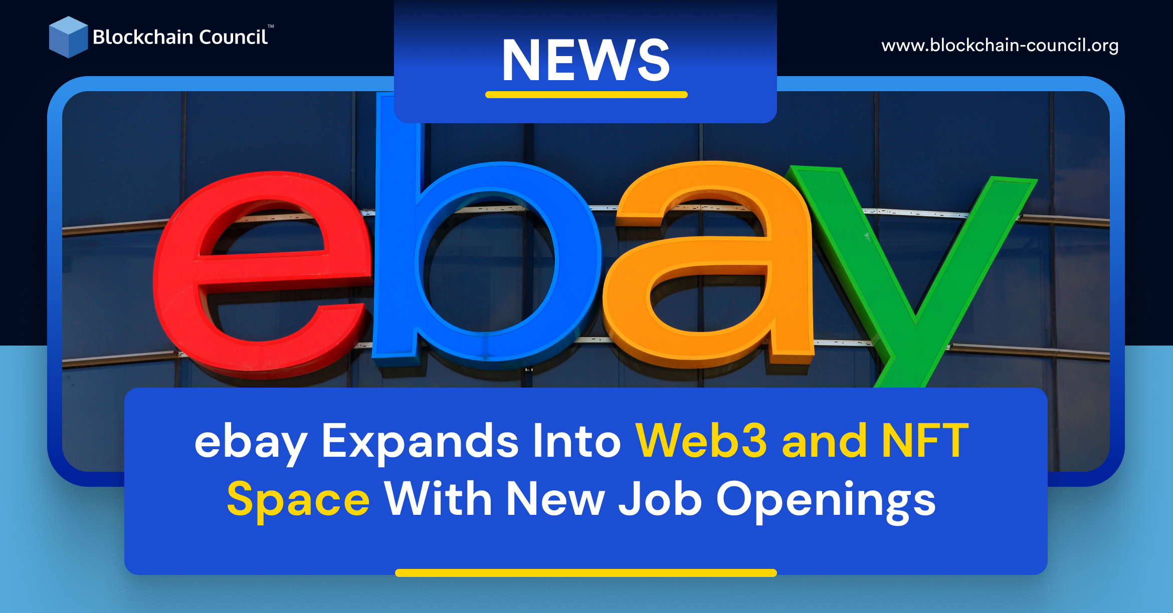 eBay Expands Into Web3 and NFT Space With New Job Openings