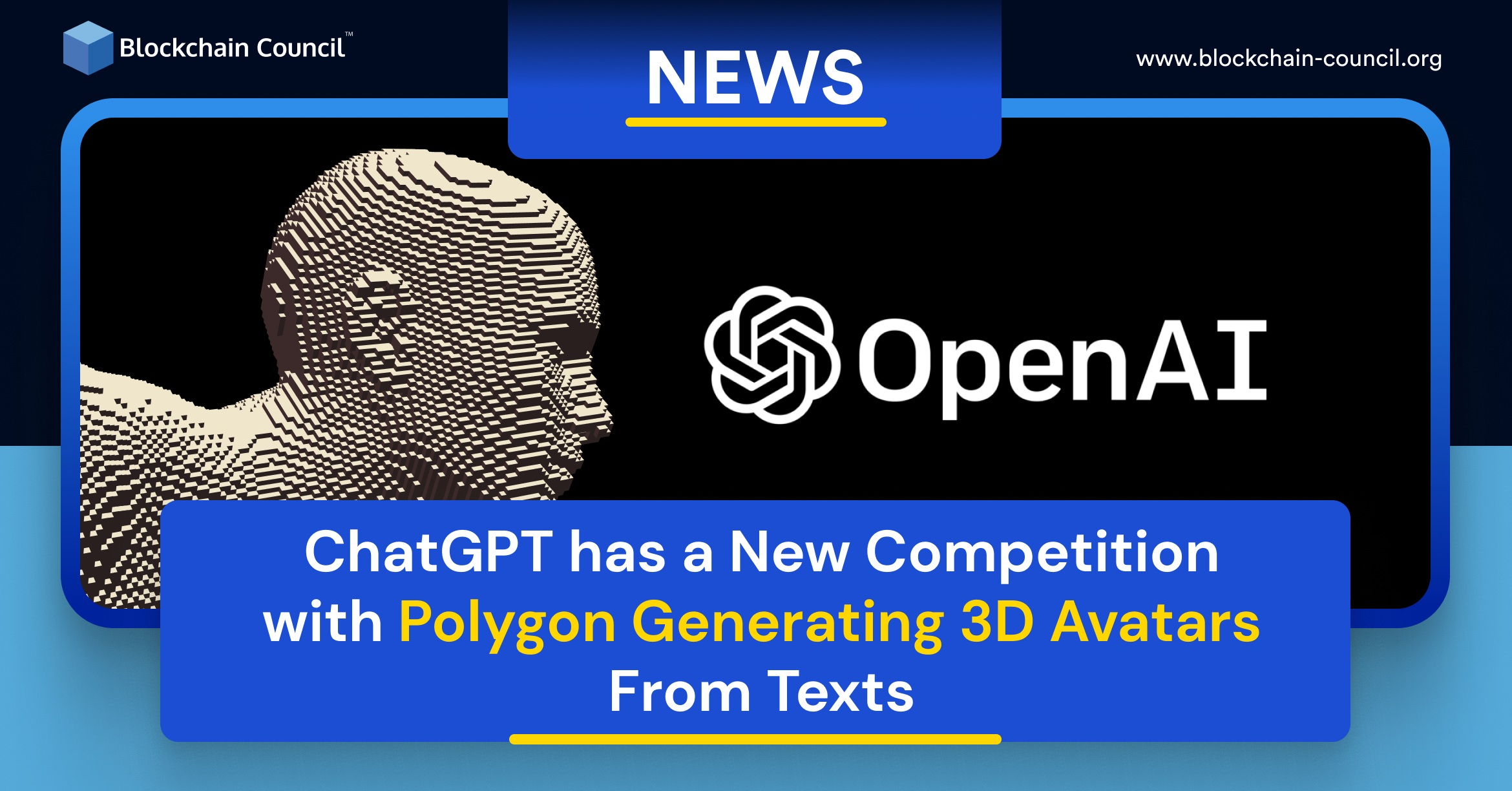 ChatGPT has a New Competition with Polygon Generating 3D Avatars From Texts