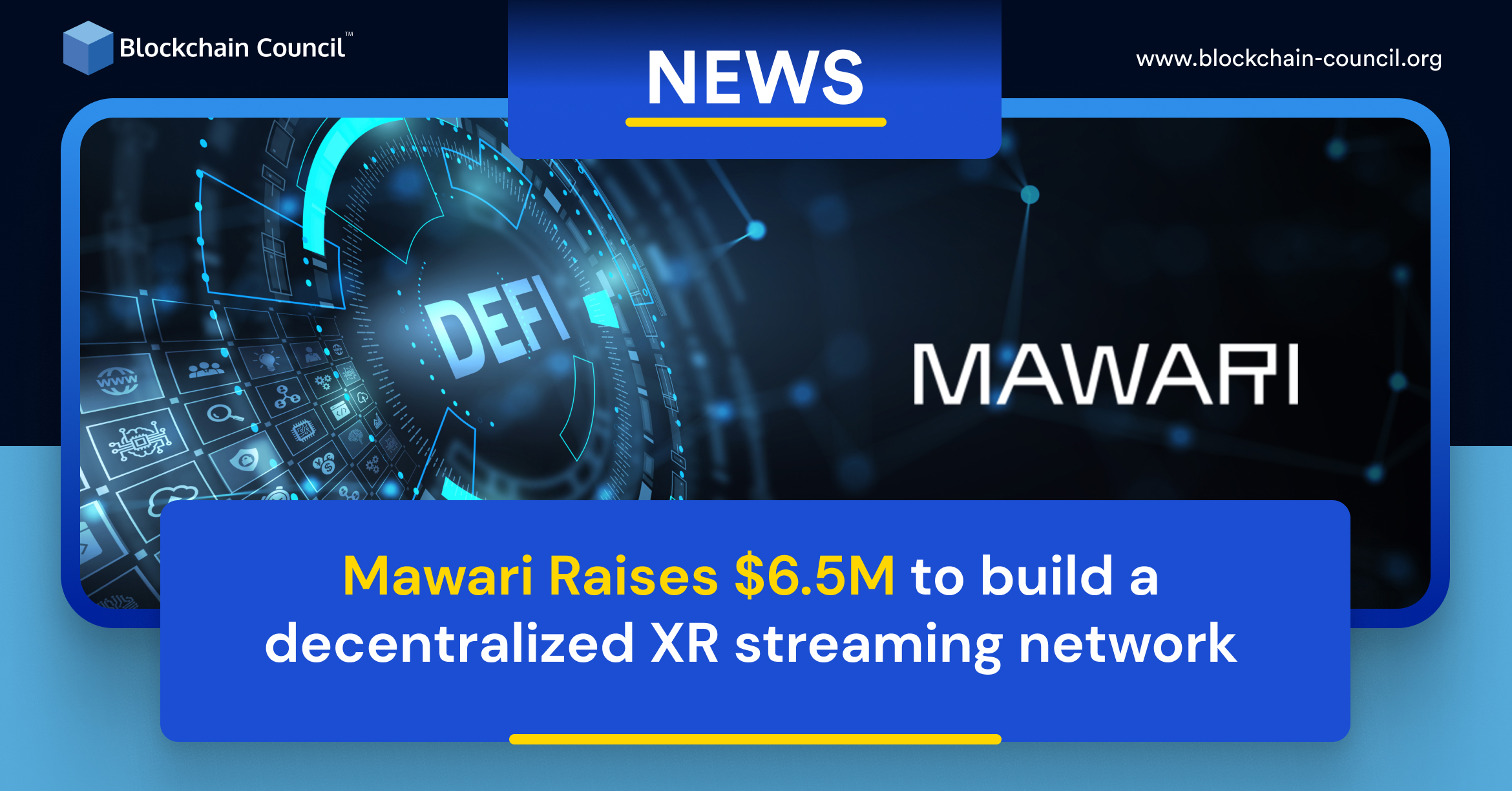 Mawari Raises $6.5M to Build a Decentralized XR Streaming Network