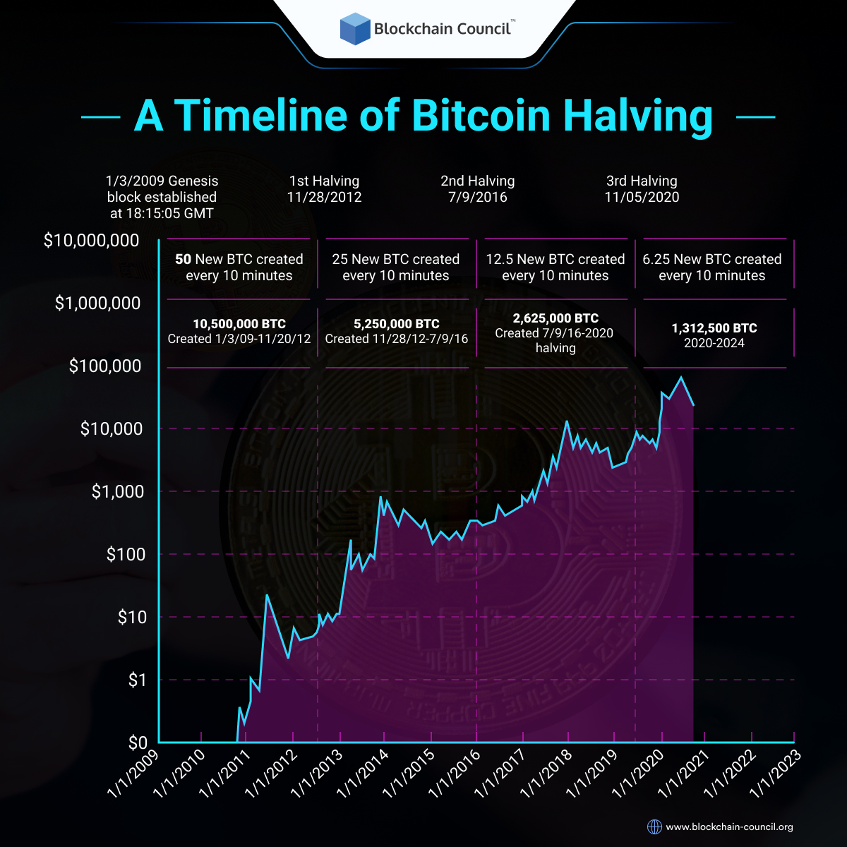 Bitcoin Halving Timeline