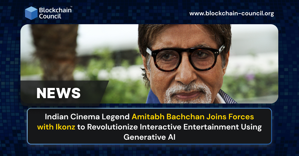 Indian Cinema Legend Amitabh Bachchan Joins Forces with Ikonz to Revolutionize Interactive Entertainment Using Generative AI