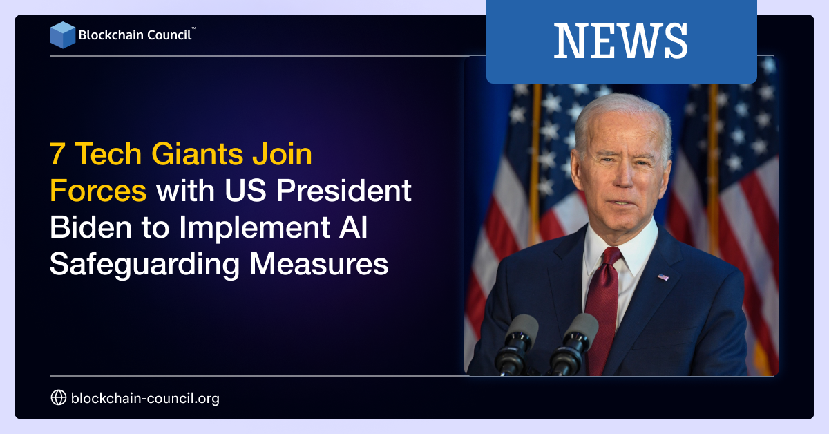7 Tech Giants Join Forces with US President Biden to Implement AI Safeguarding Measures