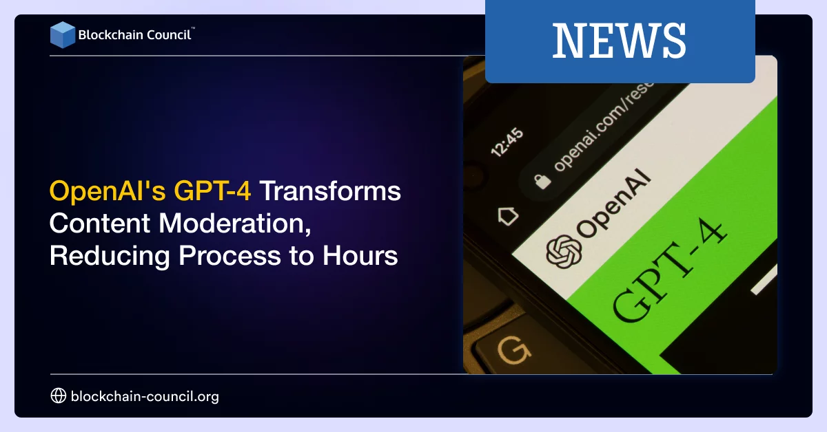 OpenAI's GPT-4 Transforms Content Moderation, Reducing Process to Hours