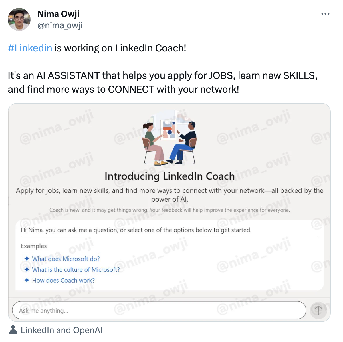 LinkedIn's New AI Feature