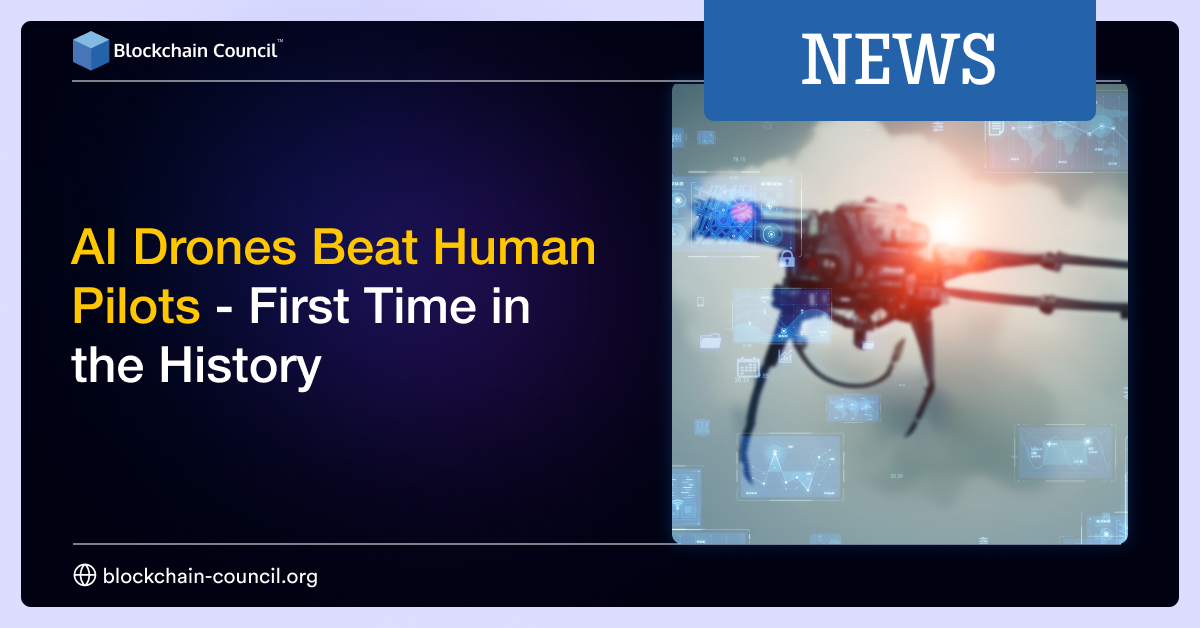 AI Drone Beats Human Pilots - First Time in History