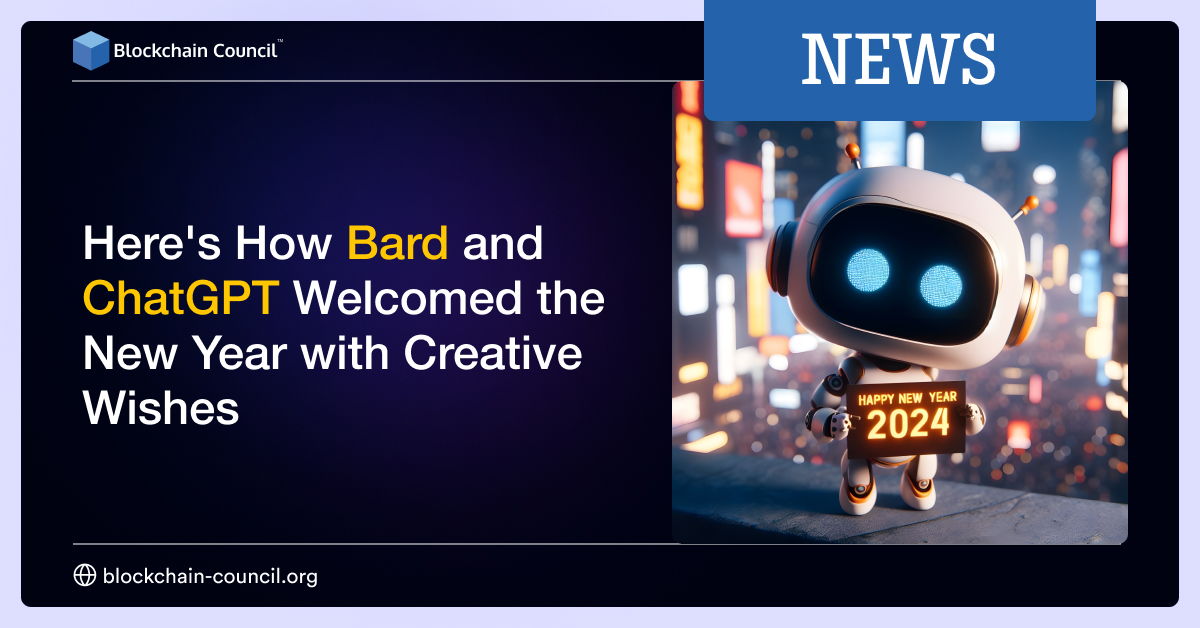 Here's How Bard and ChatGPT Welcomed the New Year with Creative Wishes