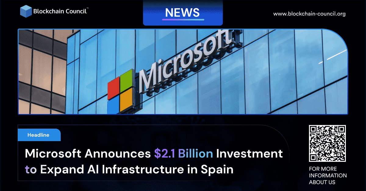 Microsoft Announces $2.1 Billion Investment to Expand AI Infrastructure in Spain