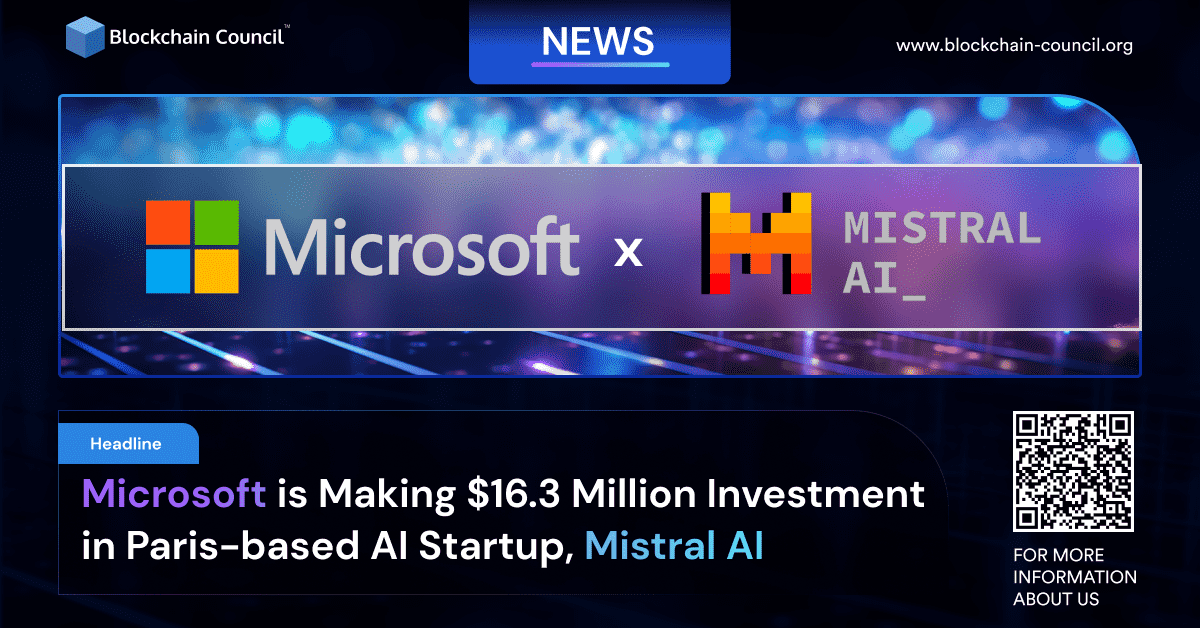 Microsoft is Making $16.3 Million Investment in Paris-based AI Startup, Mistral AI